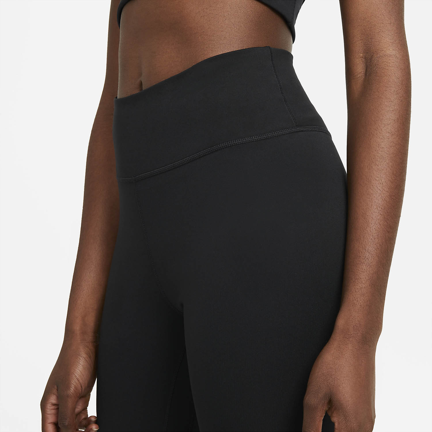 Nike One Mid Rise 7/8 Tights Black/White