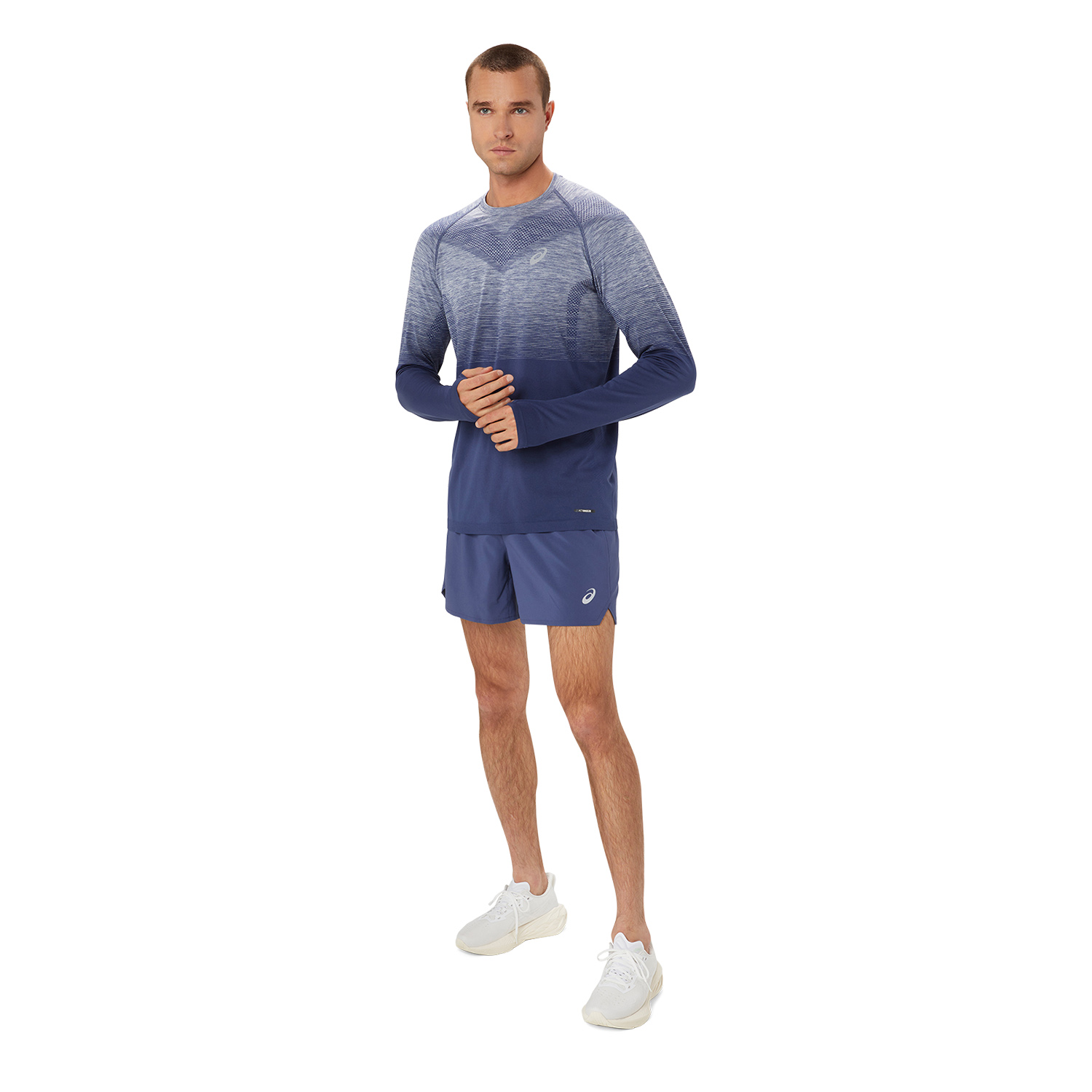 Asics Road Logo 5in Pantaloncini Thunder Blue