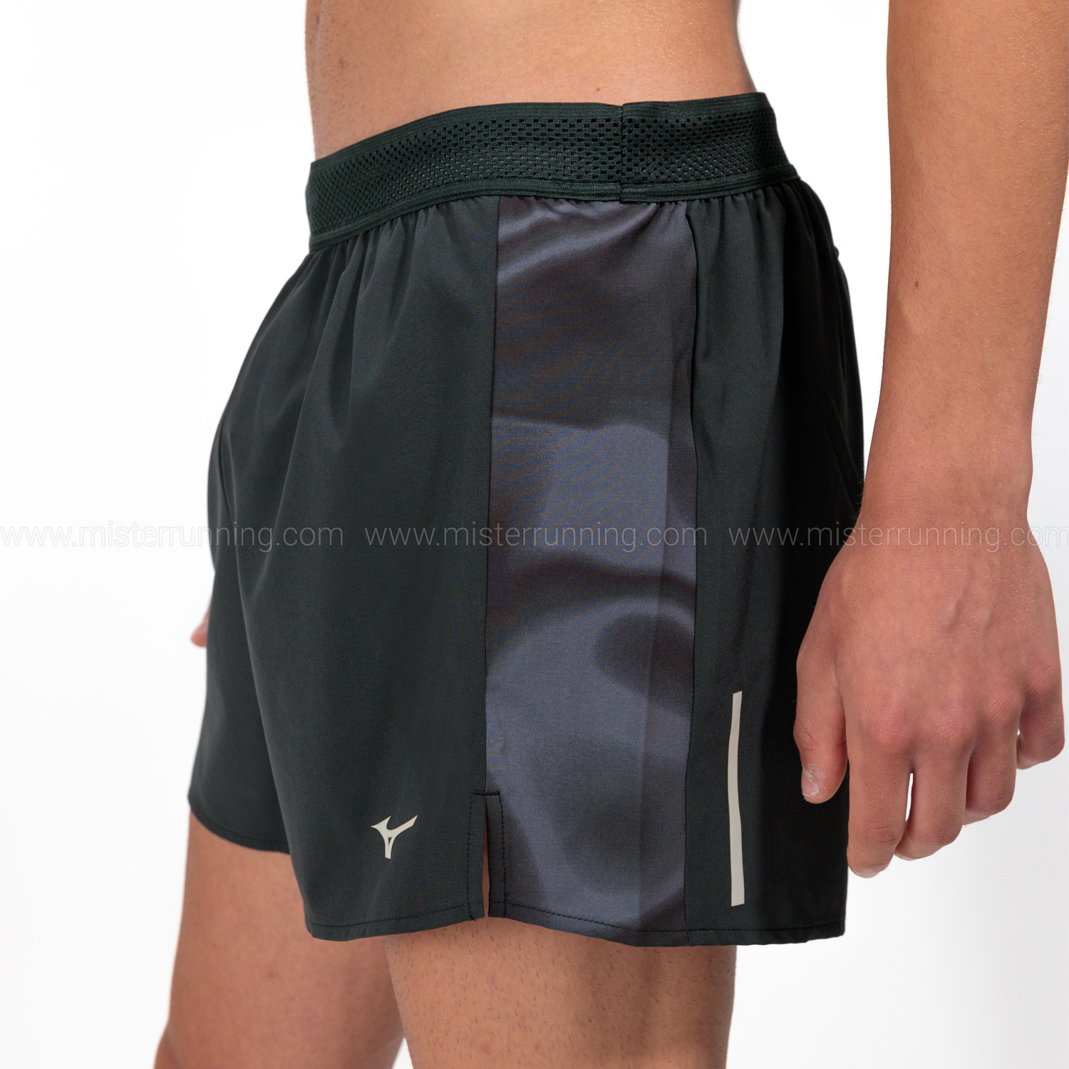 Mizuno Premium Aero Split 4.5in Pantaloncini Black