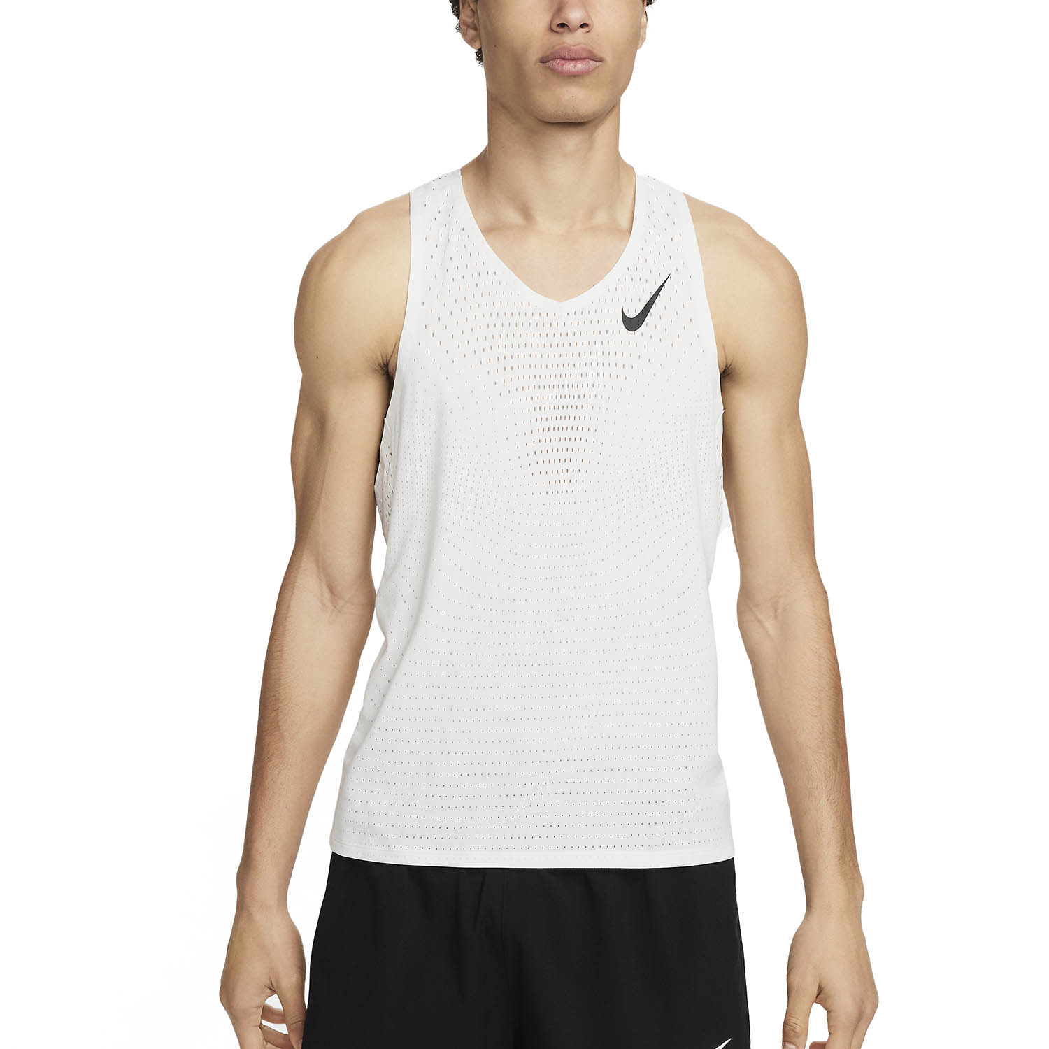 Nike Dri-FIT ADV AeroSwift Canotta Summit White/Black