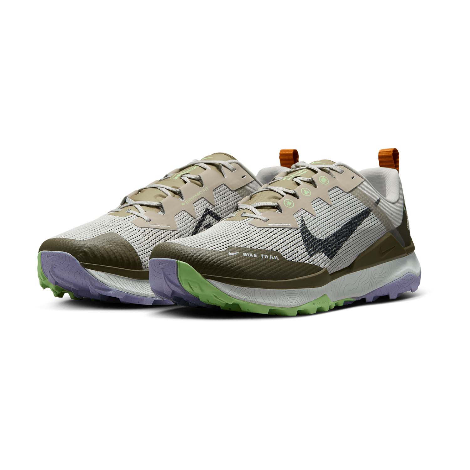 Nike React Wildhorse 8 Light Iron Ore/Anthracite/Lilac Bloom
