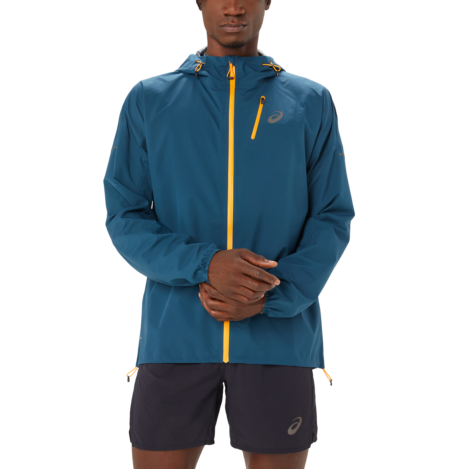 Asics Fujitrail Waterproof Giacca Magnetic Blue