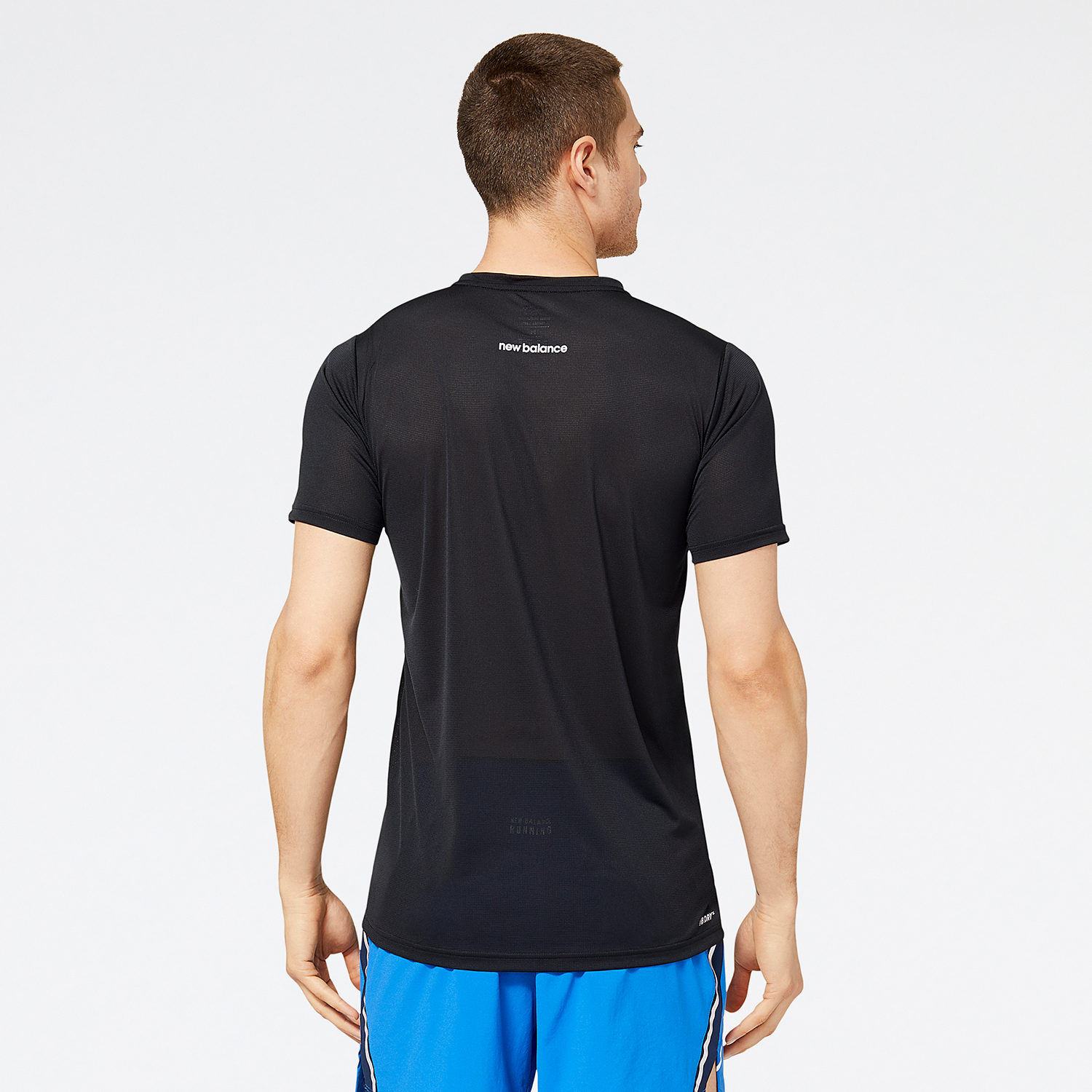 New Balance Accelerate Logo Maglietta Black