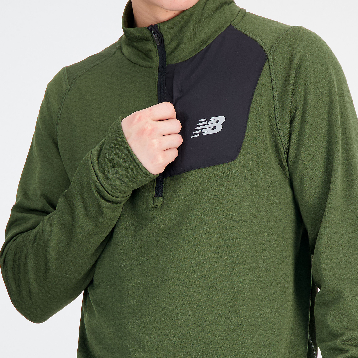 New Balance Heat Maglia Kombu Heather