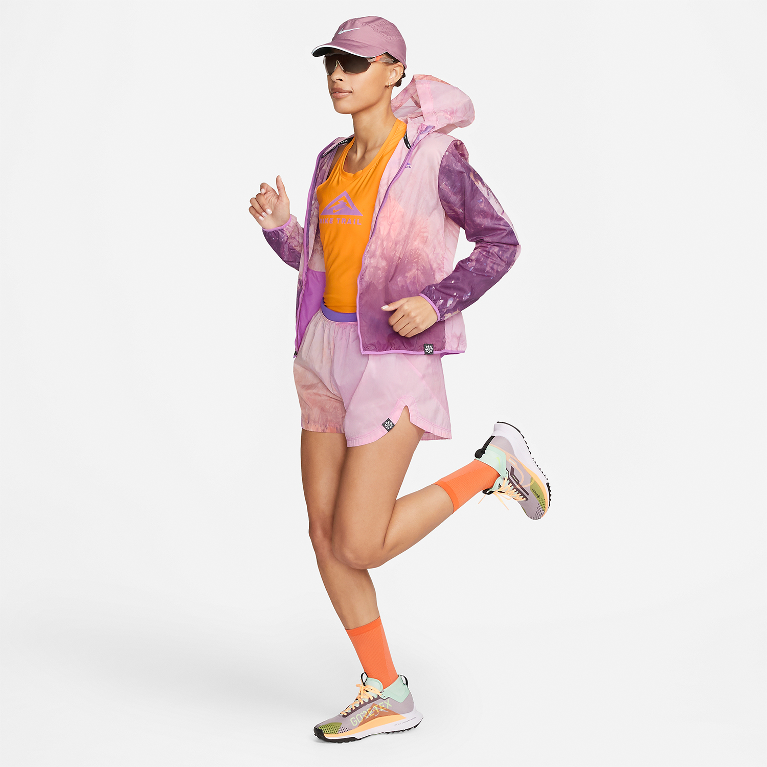 Nike Dri-FIT Logo Canotta Sundial/Rush Fuchsia