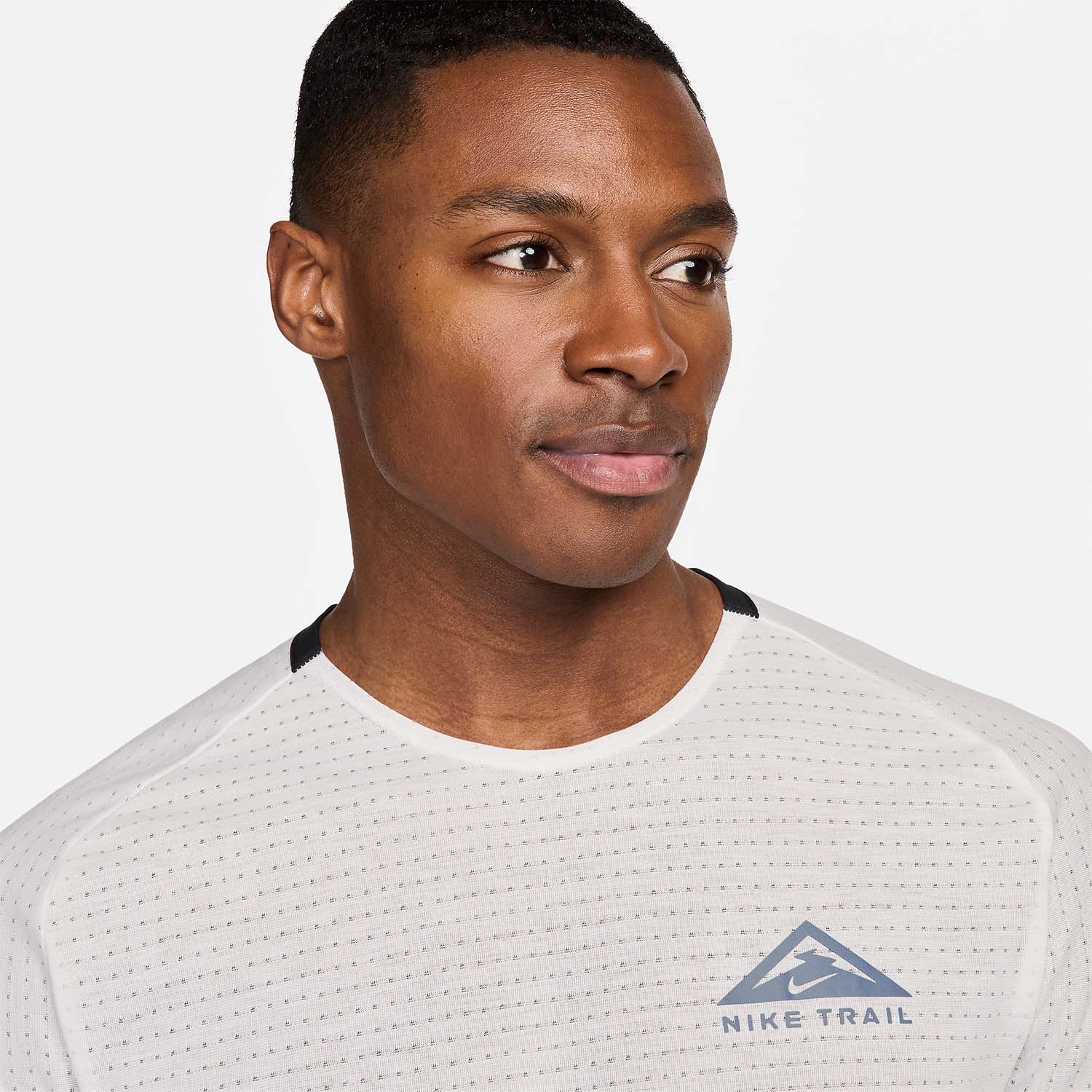 Nike Dri-FIT Solar Chase Maglietta Summit White/Black