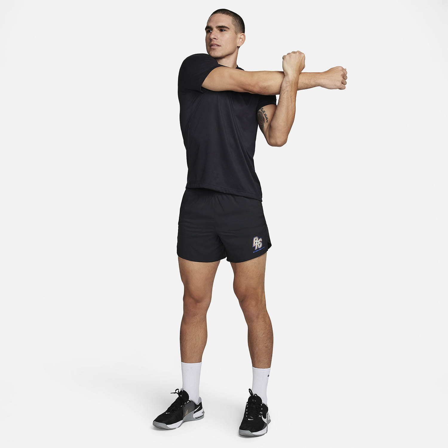 Nike Stride Energy 5in Pantaloncini Black/Hyper Royal