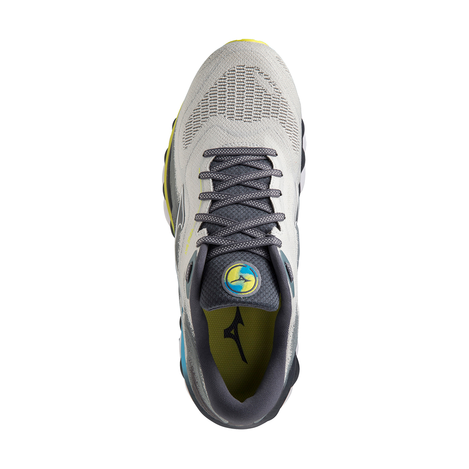 Mizuno Wave Sky 7 Pearl Blue/White/Bolt 2 Neon