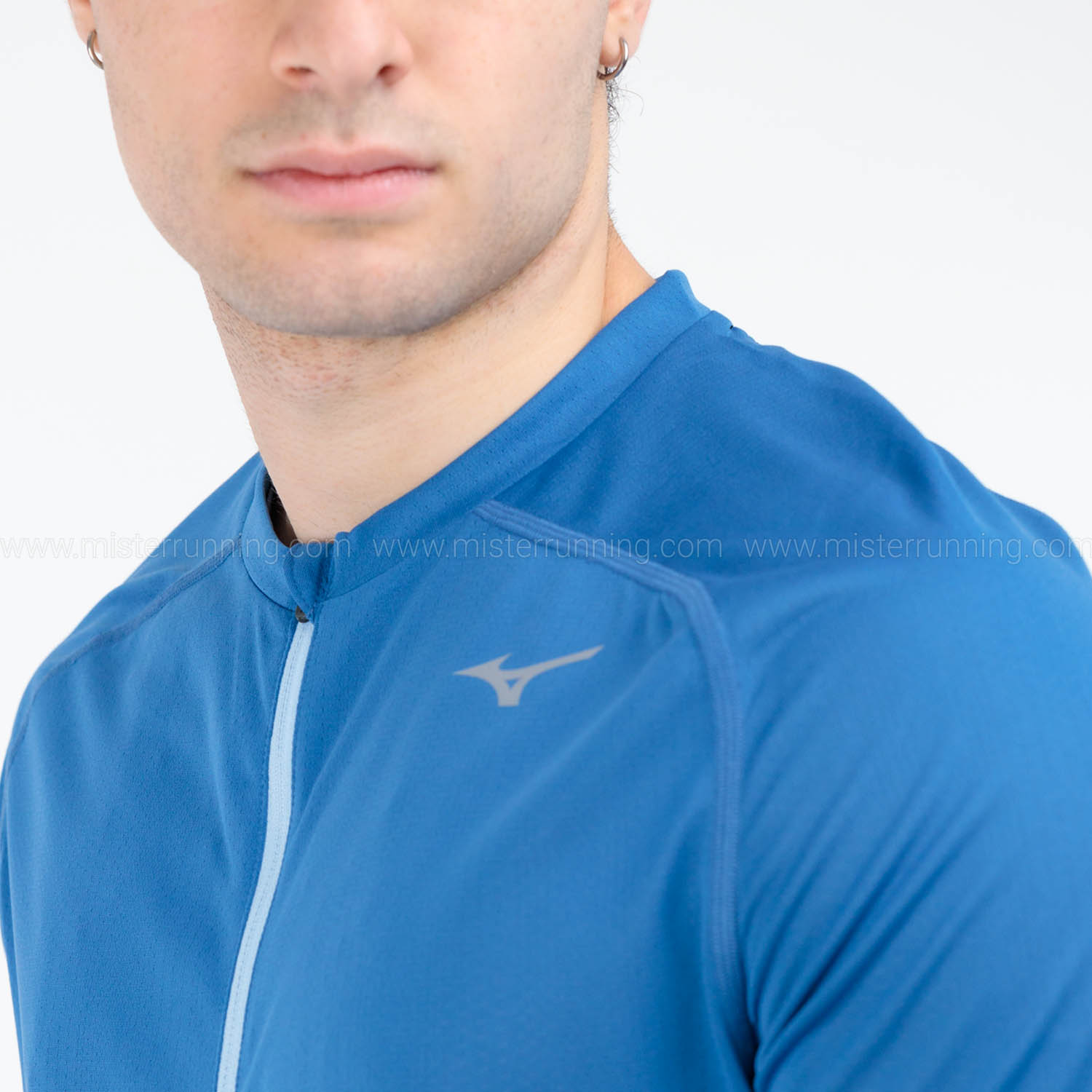Mizuno Trail Maglietta Federal Blue/Cerulean