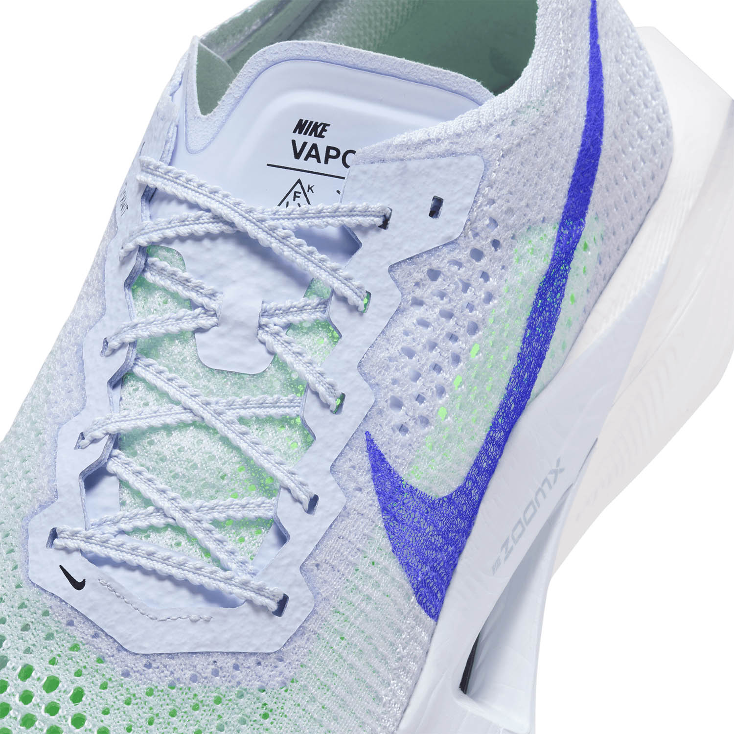 Nike ZoomX Vaporfly Next% 3 Football Grey/Racer Blue/Green Strike