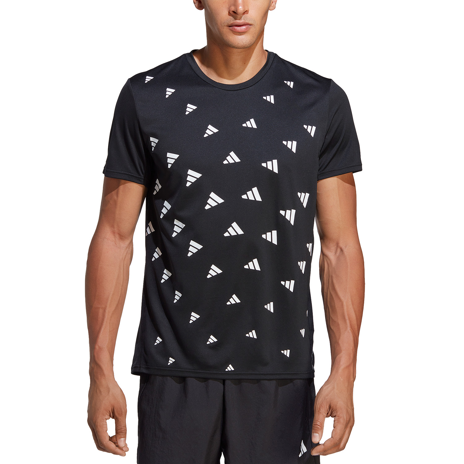adidas Brand Love AEROREADY Maglietta Black/White