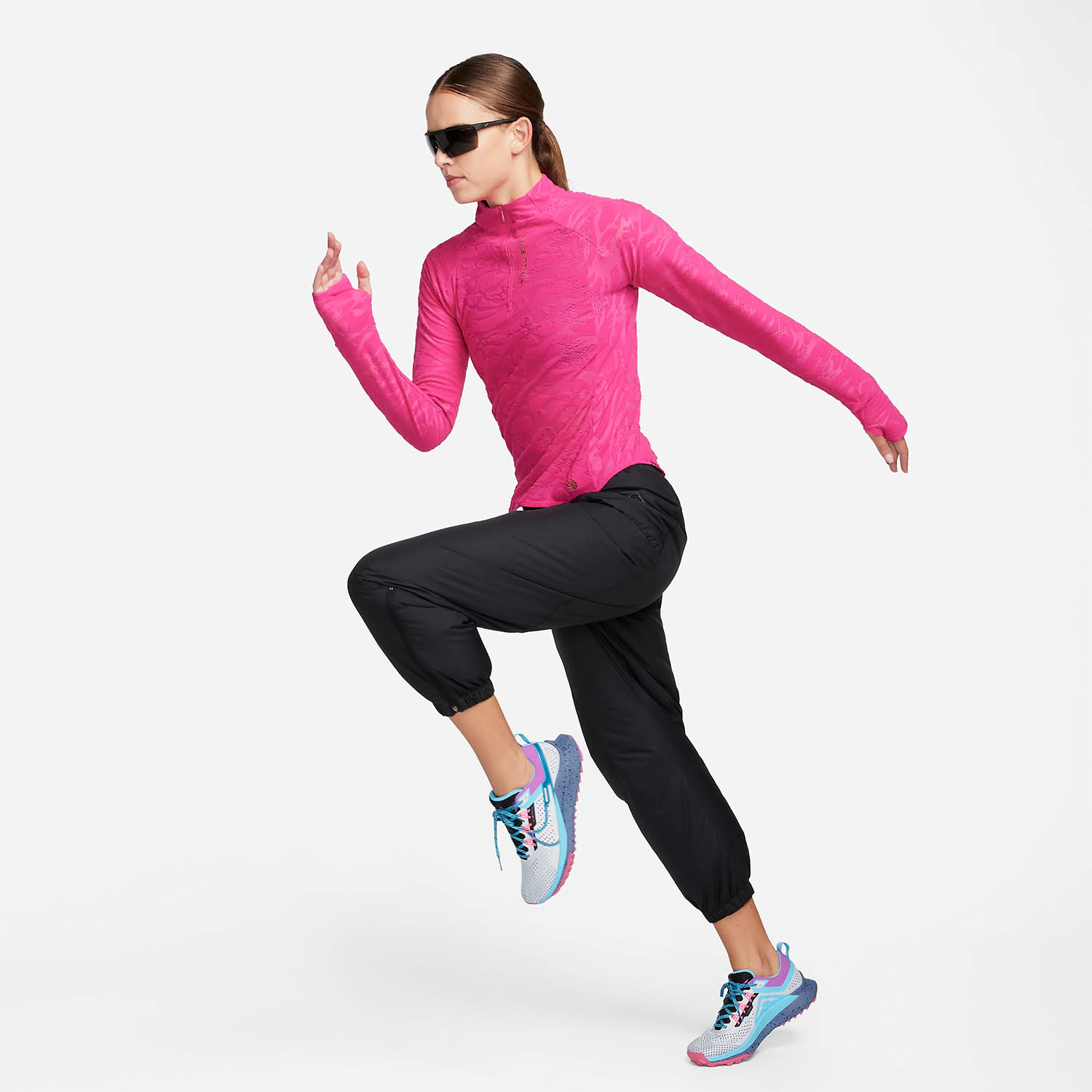 Nike Trail Pro Maglia Fireberry/Cedar