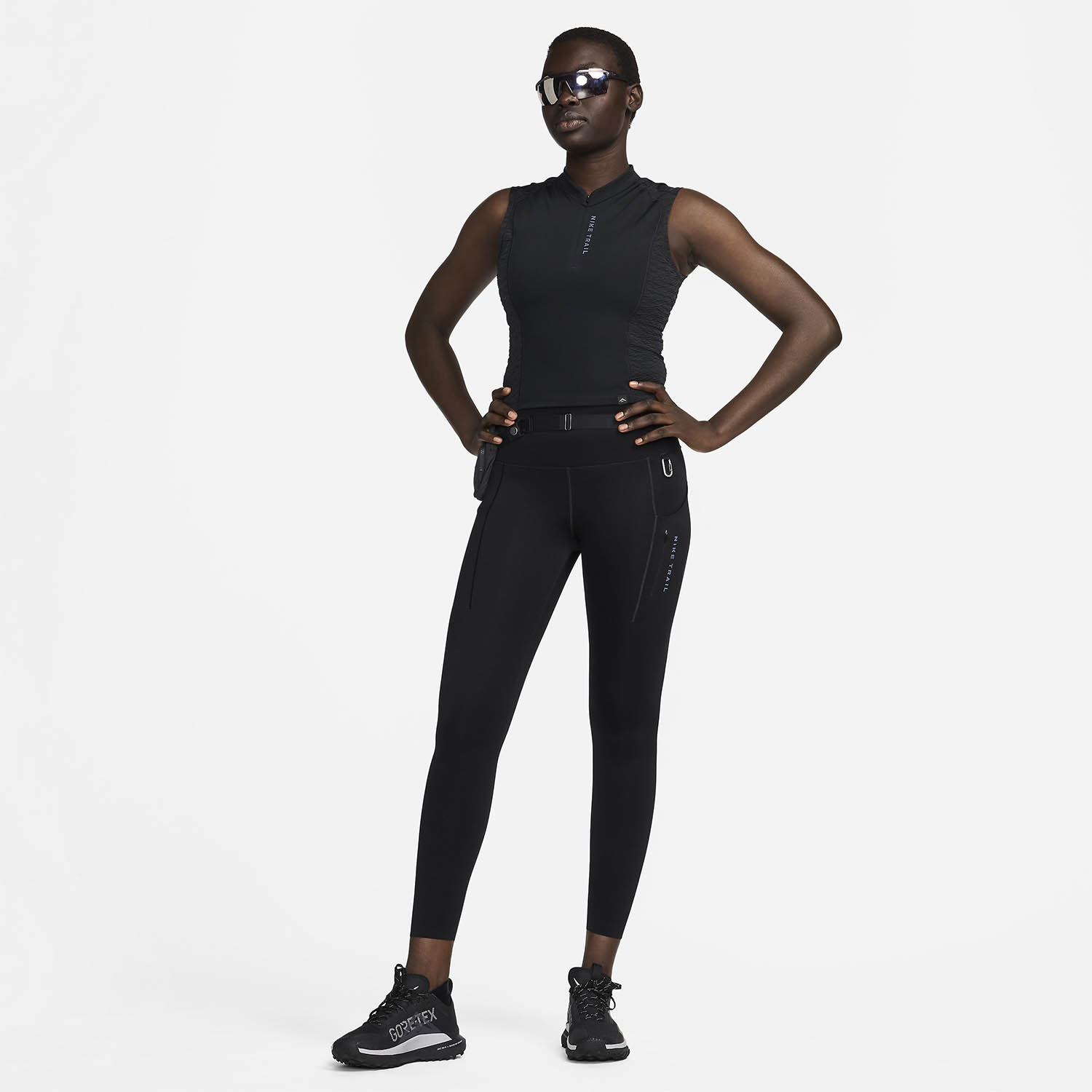 Nike Trail Dri-FIT Canotta Black/Dark Smoke Grey