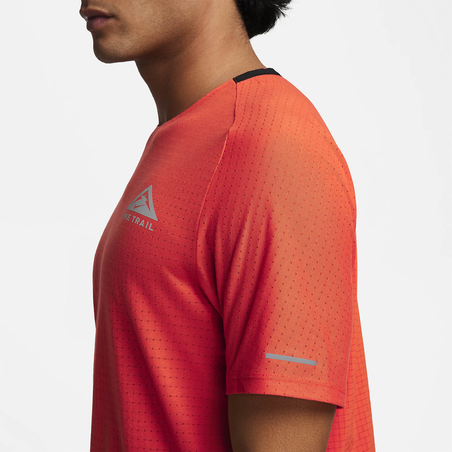 Nike Dri-FIT Solar Chase Maglietta Cosmic Clay/Summit White