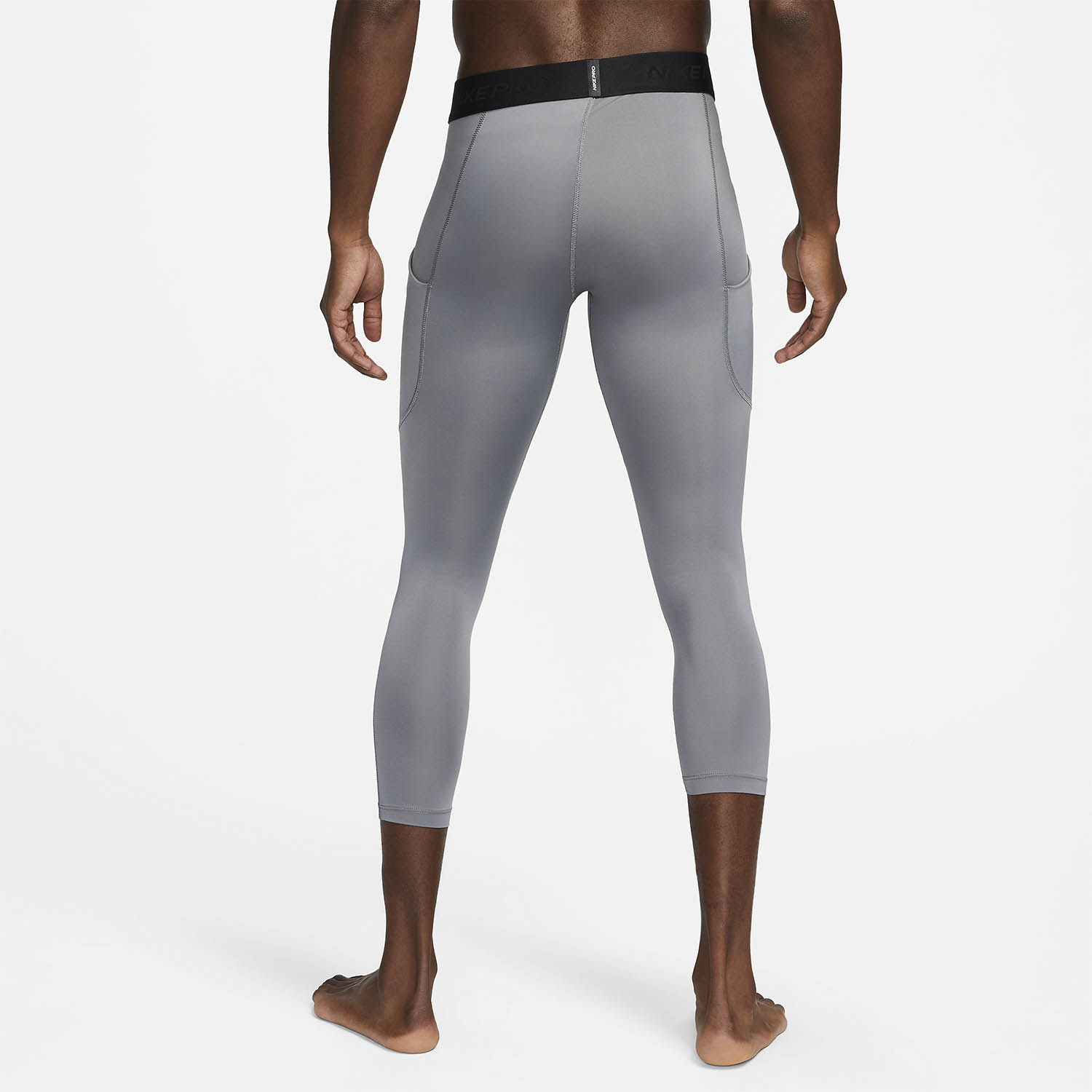 Nike Dri-FIT Pro 3/4 Calzamaglia Smoke Grey/Black