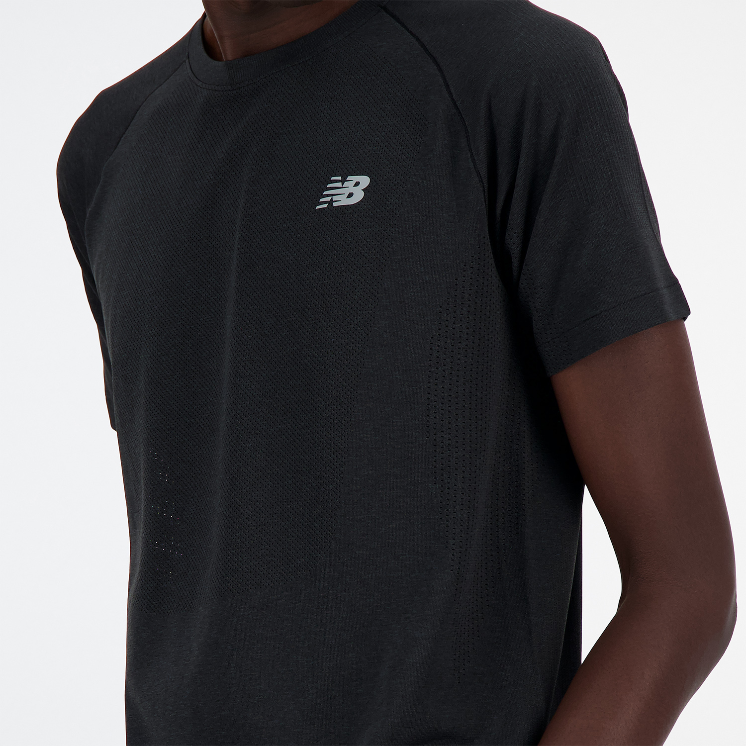 New Balance Athletics Logo Maglietta Black