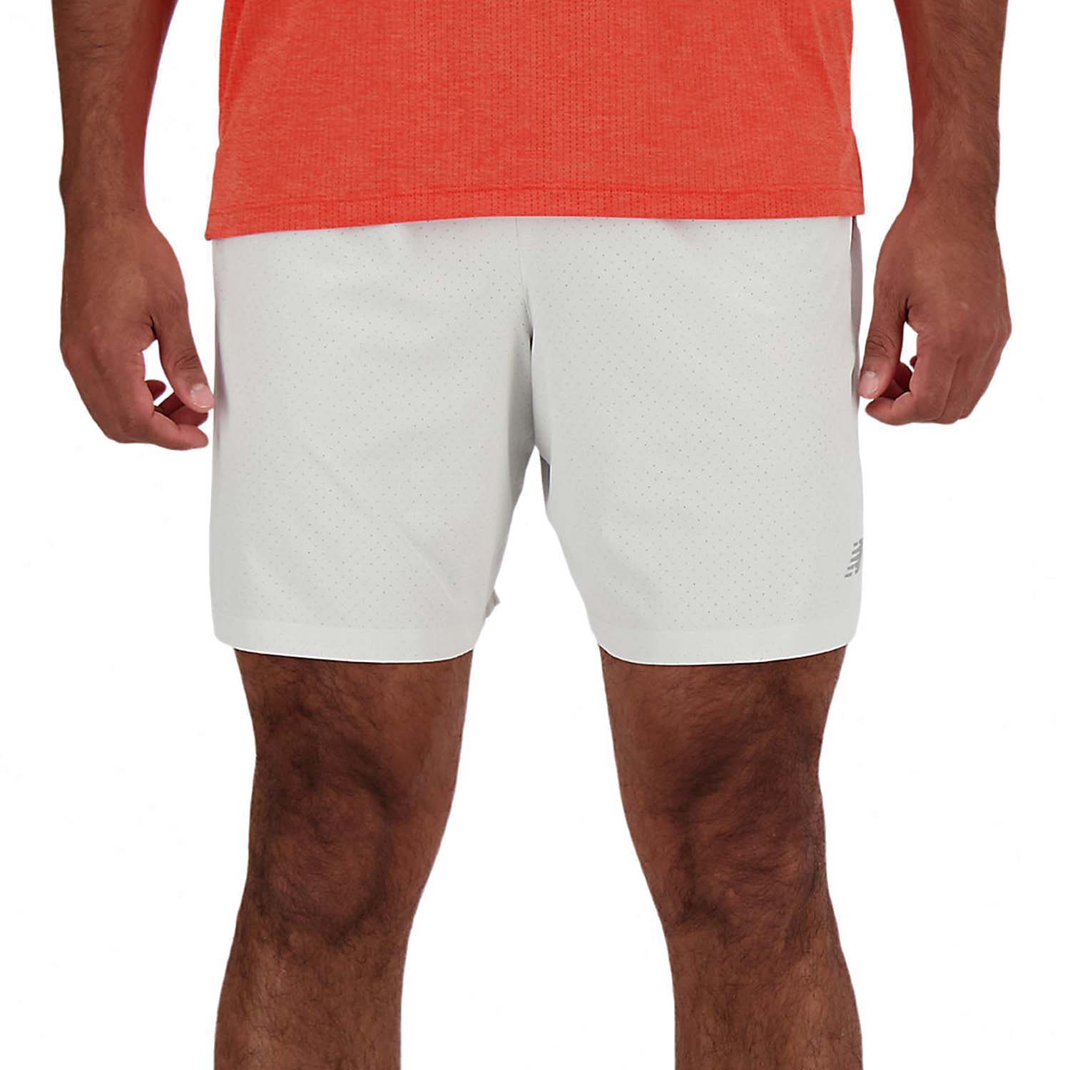 New Balance Run Specialist 7in Pantaloncini Grey Matter