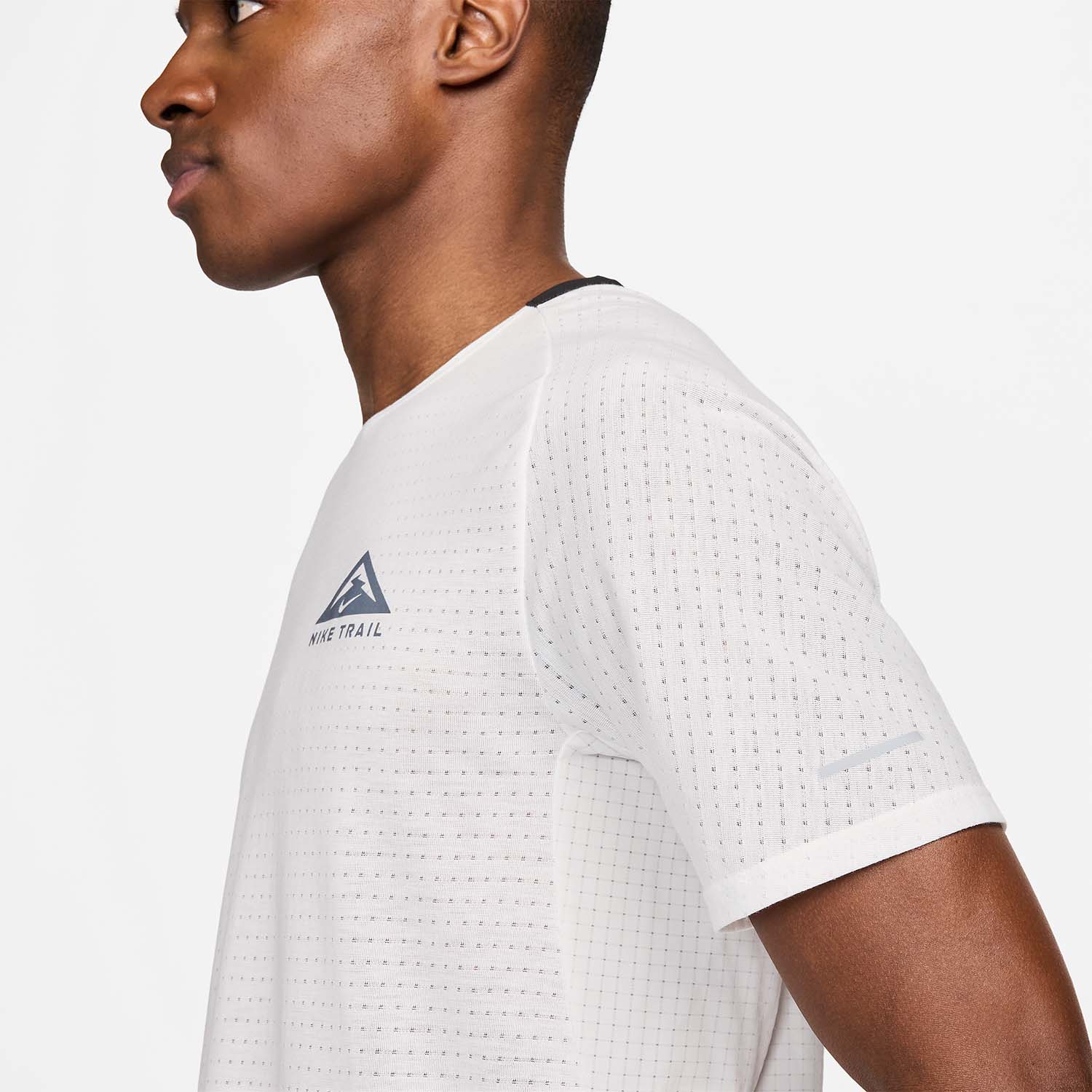 Nike Dri-FIT Solar Chase Maglietta Summit White/Black