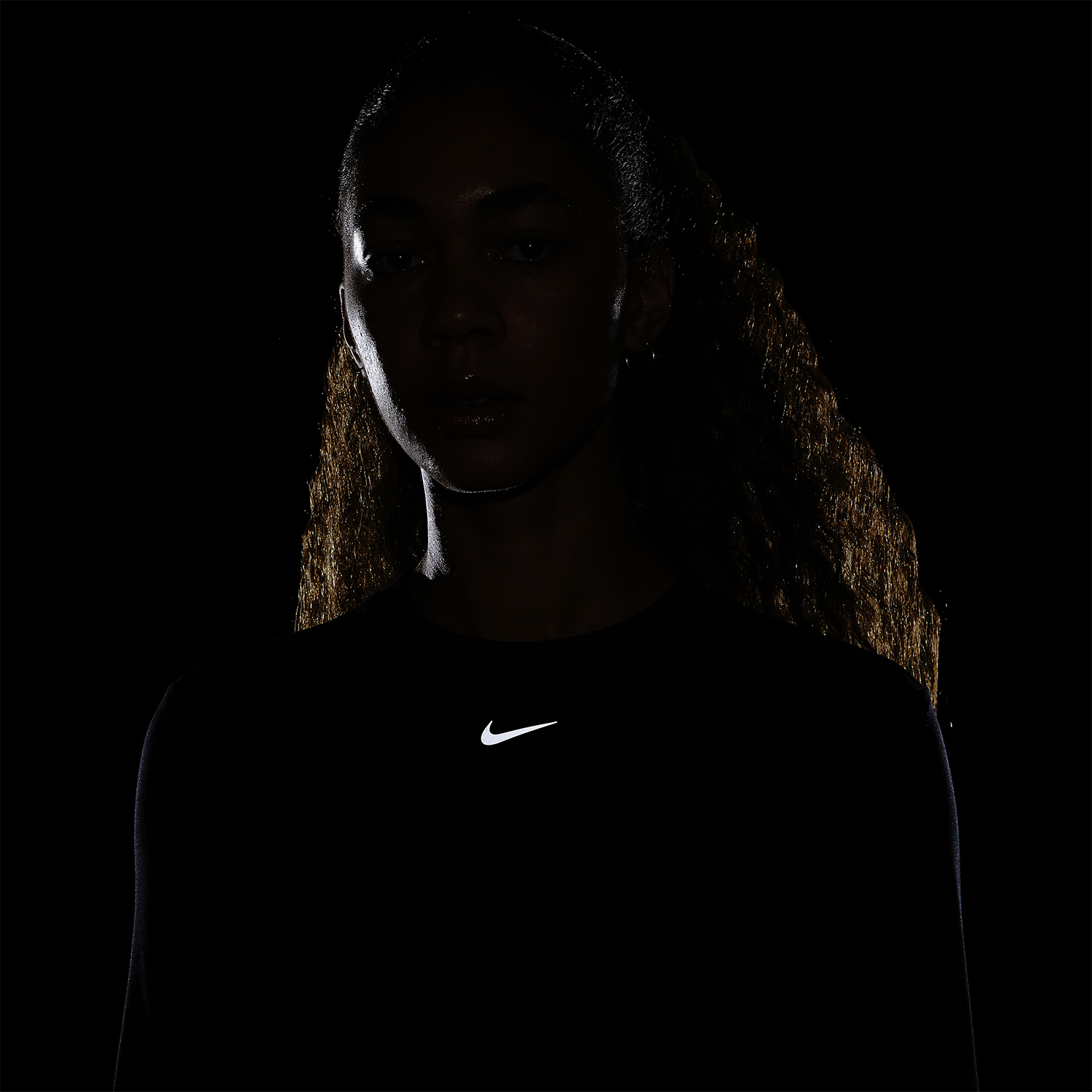 Nike Dri-FIT Swift Element UV Maglia Black/Reflective Silver