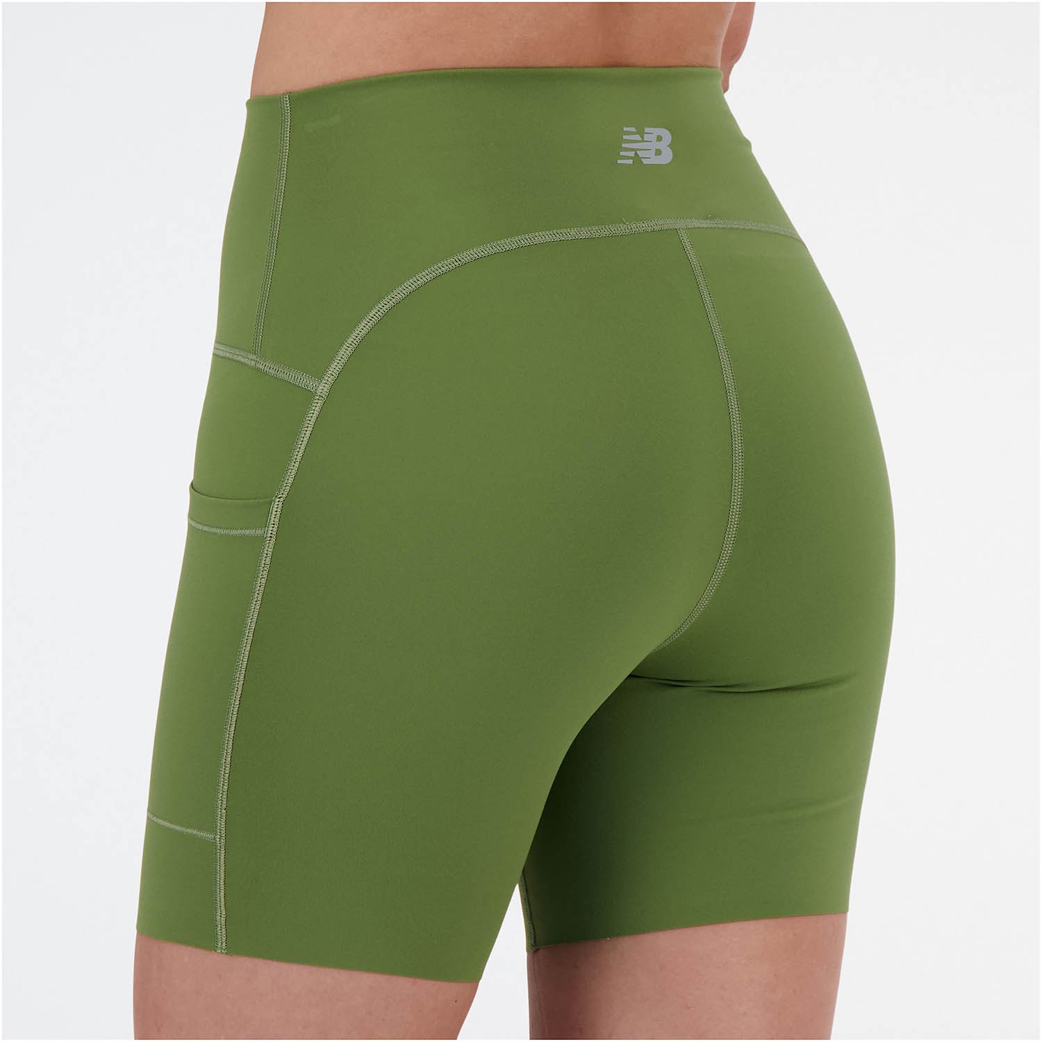 New Balance Athletics High Rise 6in Pantaloncini Dark Olivine