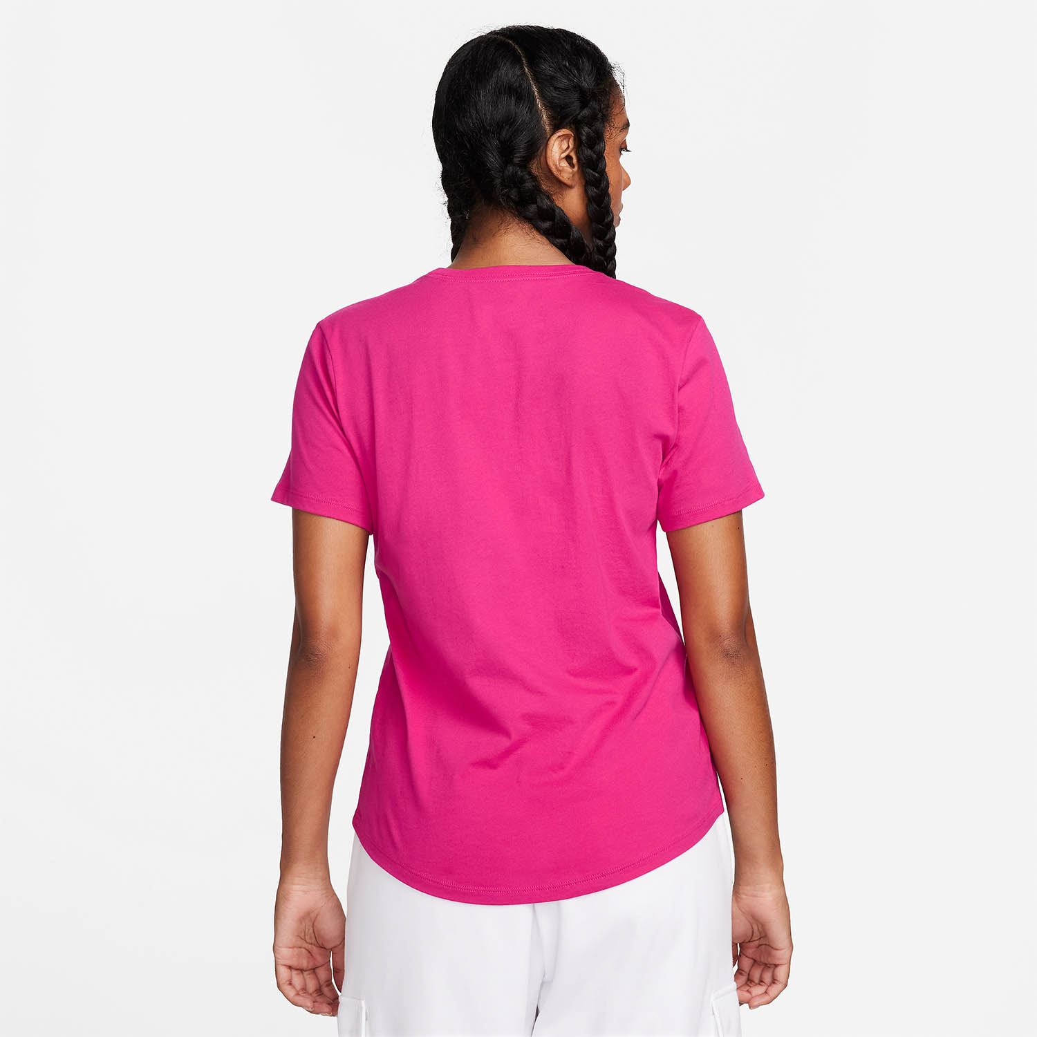 Nike Club Essentials Maglietta Fireberry/White