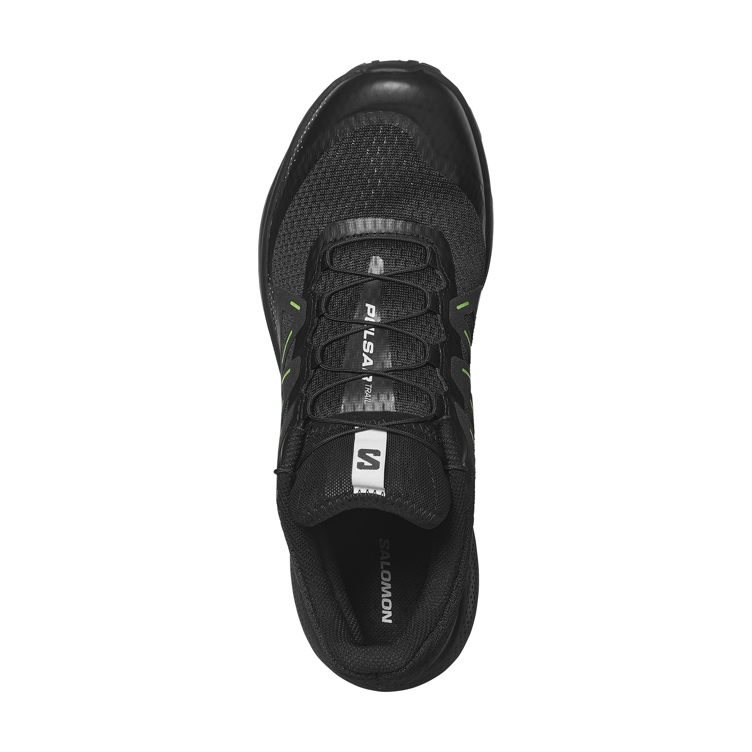 Salomon Pulsar Trail Black/Green Gecko
