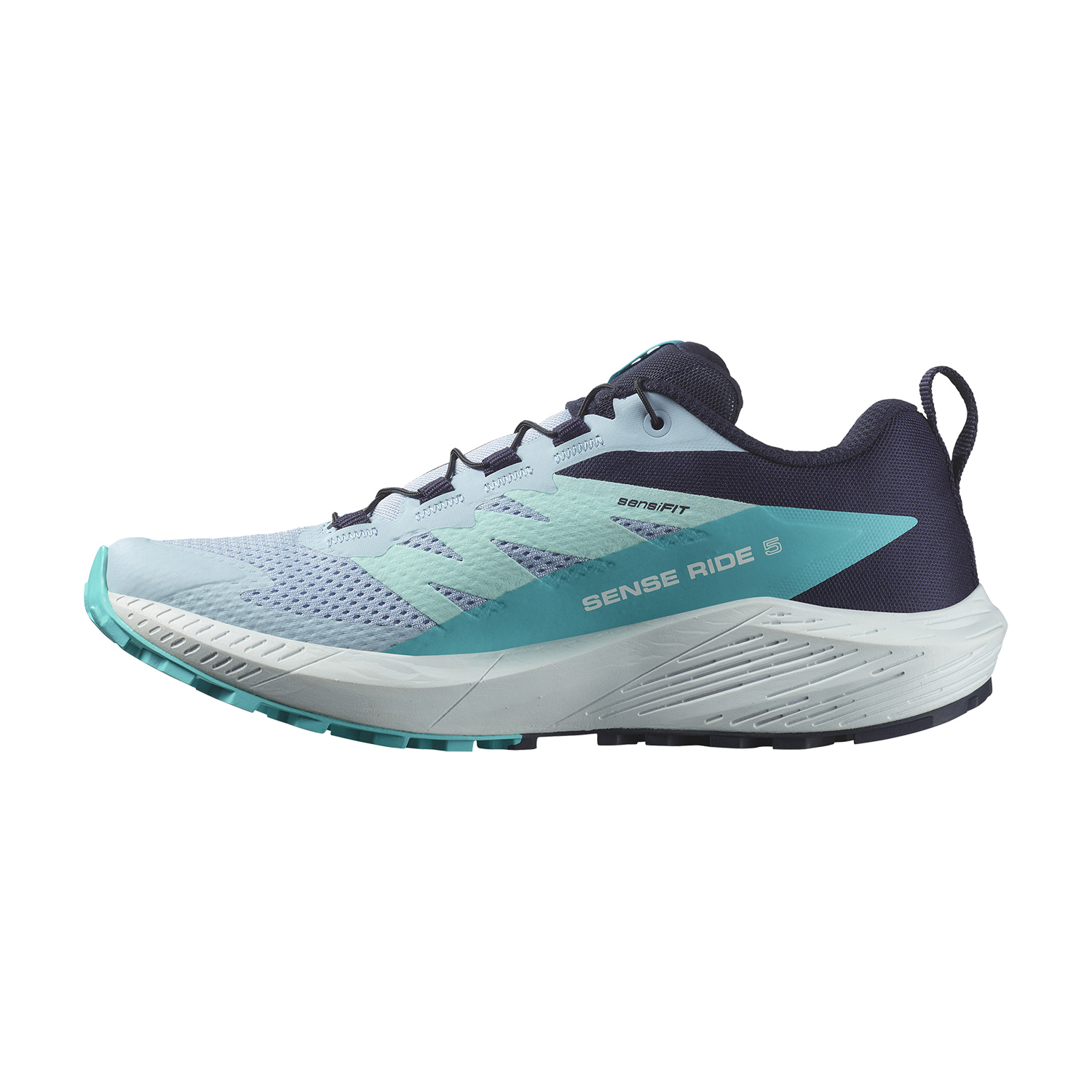 Salomon Sense Ride 5 Cashmere Blue/Carbon/Peacock Blue