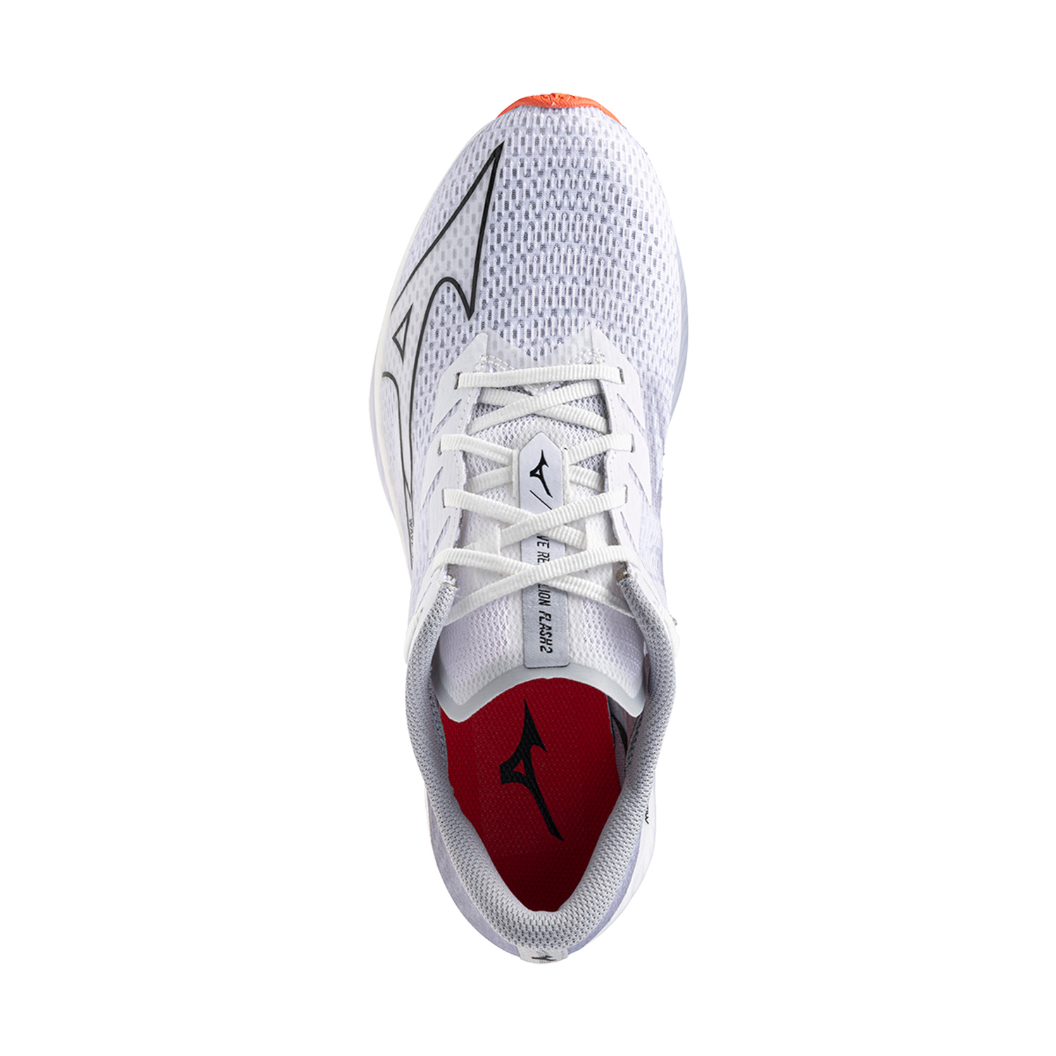 Mizuno Wave Rebellion Flash 2 White/Black/Harbor Mist
