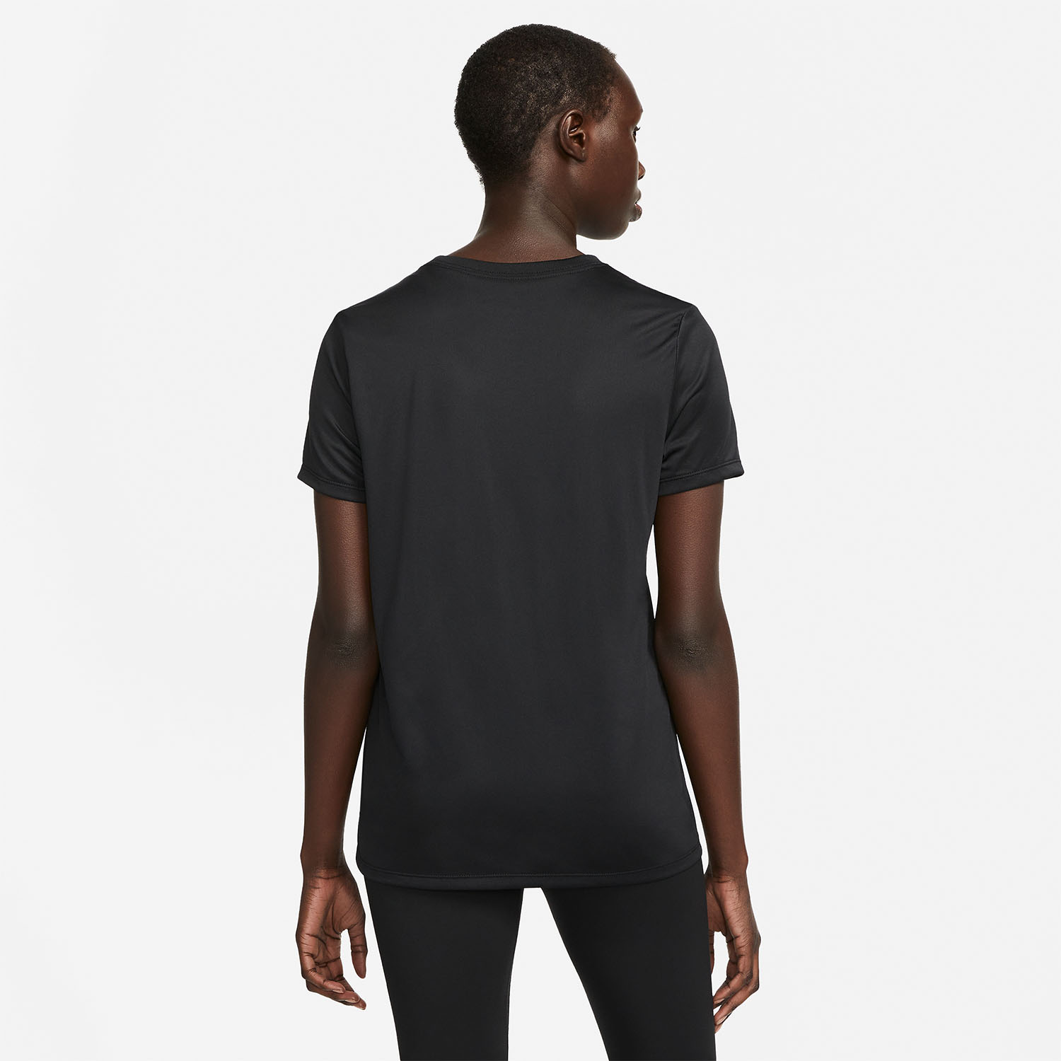 Nike Dri-FIT Swoosh Maglietta Black/White