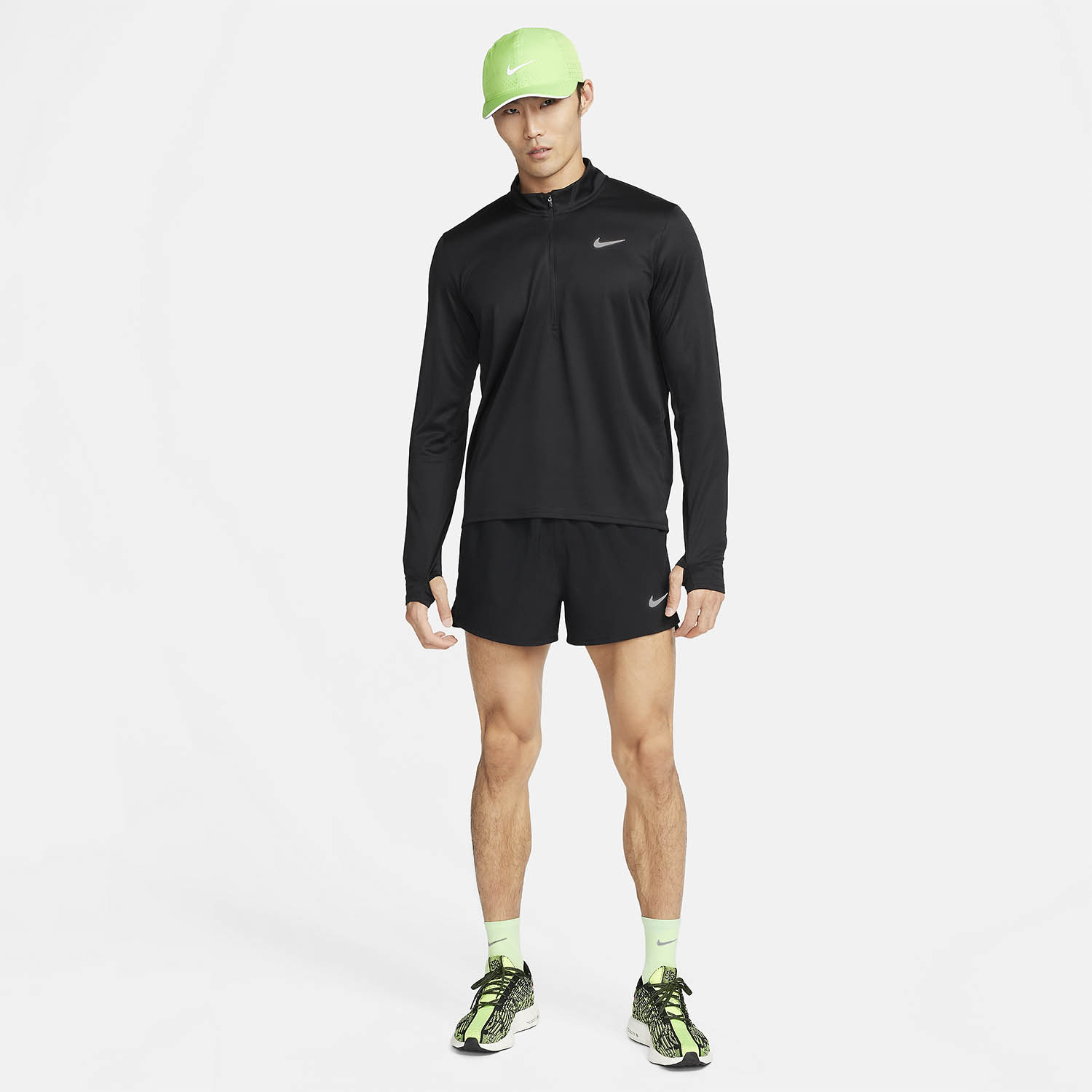 Nike Dri-FIT Fast 3in Pantaloncini Black/Reflective Silver