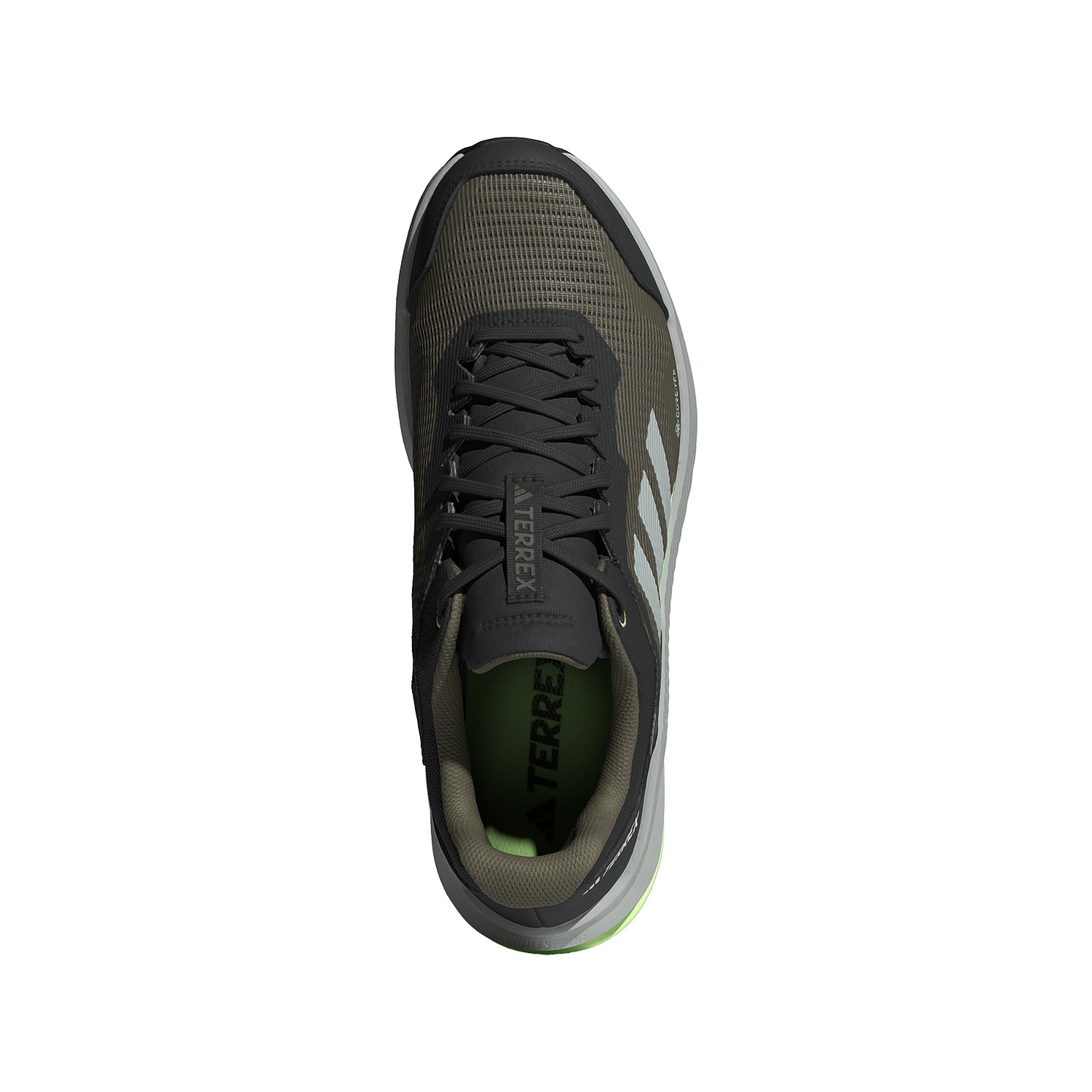 adidas Terrex Trailrider GTX Olive Strata/Wonder Silver/Green Spark