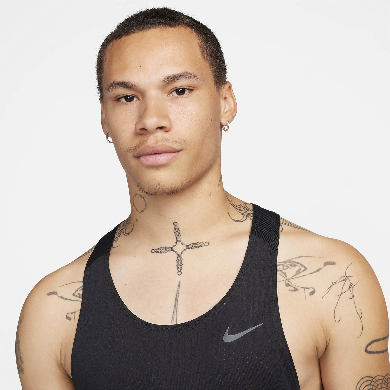 Nike Dri-FIT Fast Canotta Black/Reflective Silver