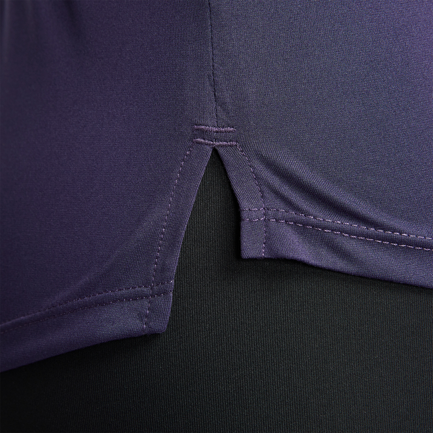 Nike Dri-FIT Swoosh Maglietta Purple Ink/Disco Purple