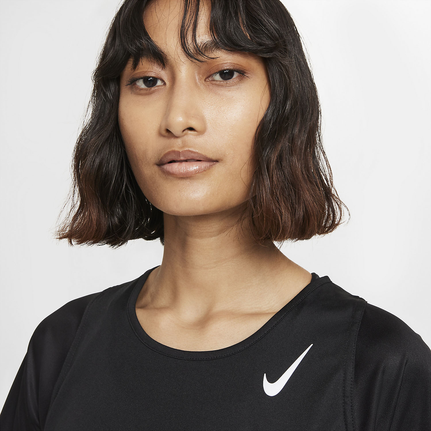 Nike Dri-FIT Race Maglietta Black/Reflective Silver