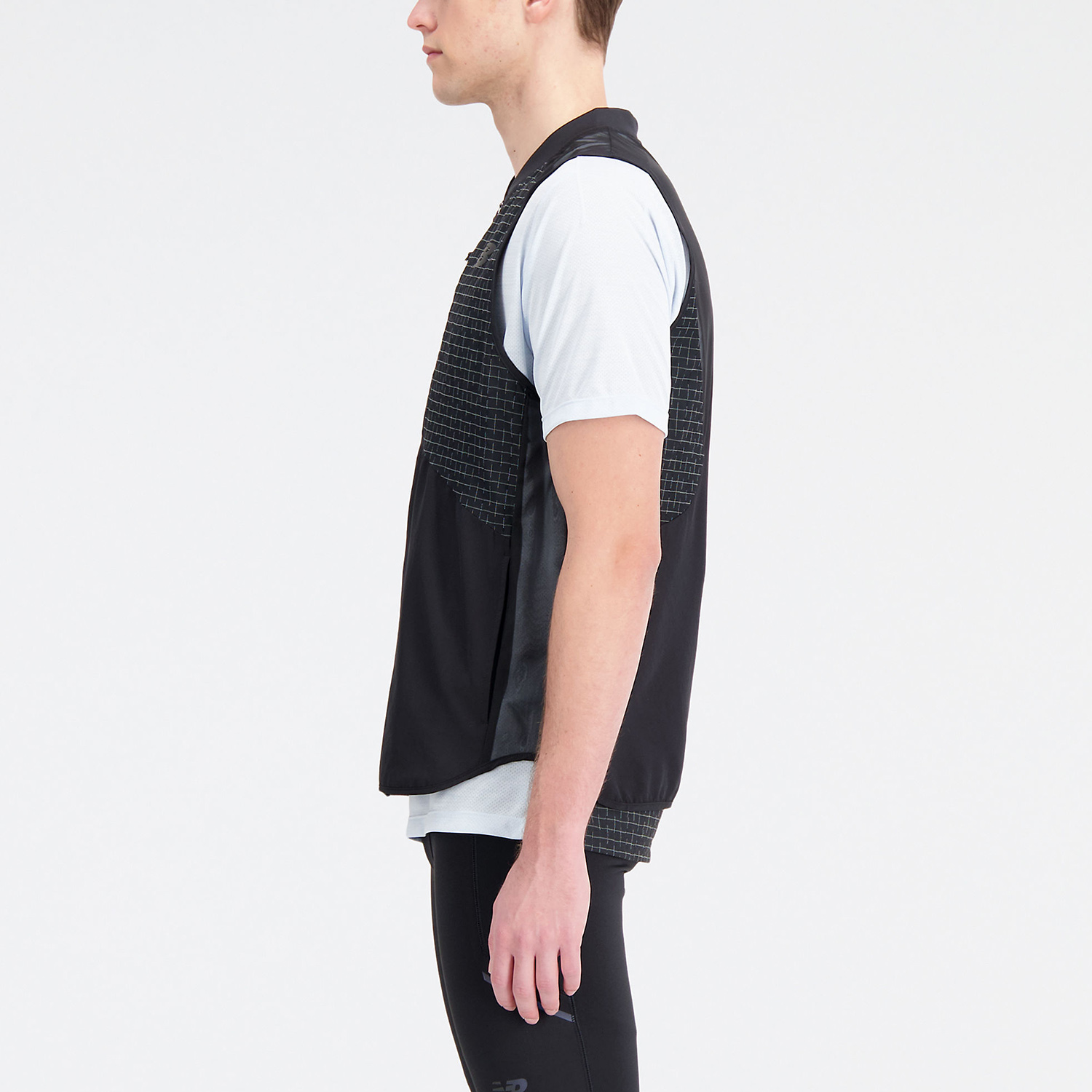 New Balance Impact Run Luminous Gilet Black
