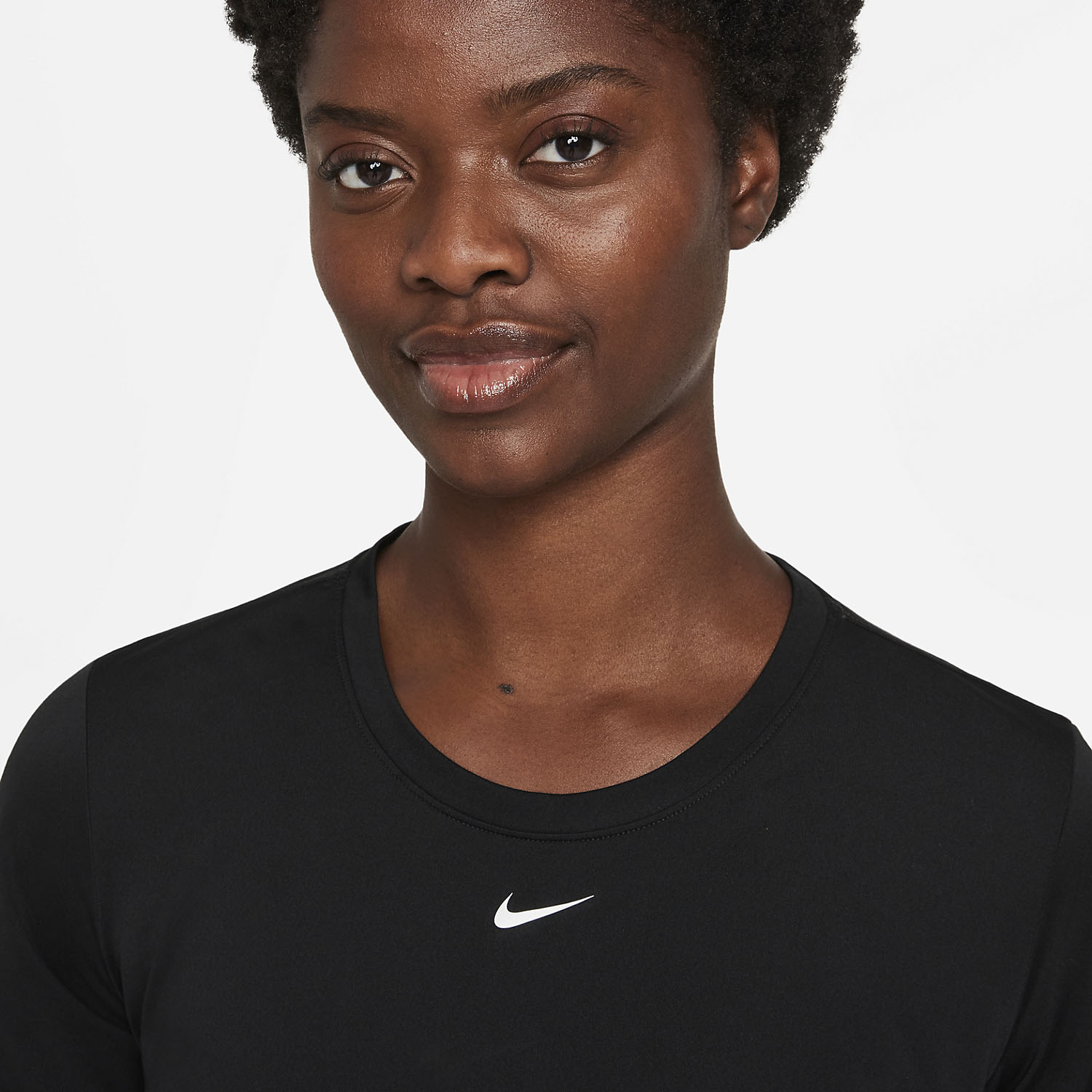Nike One Dri-FIT Logo Maglietta Black/White