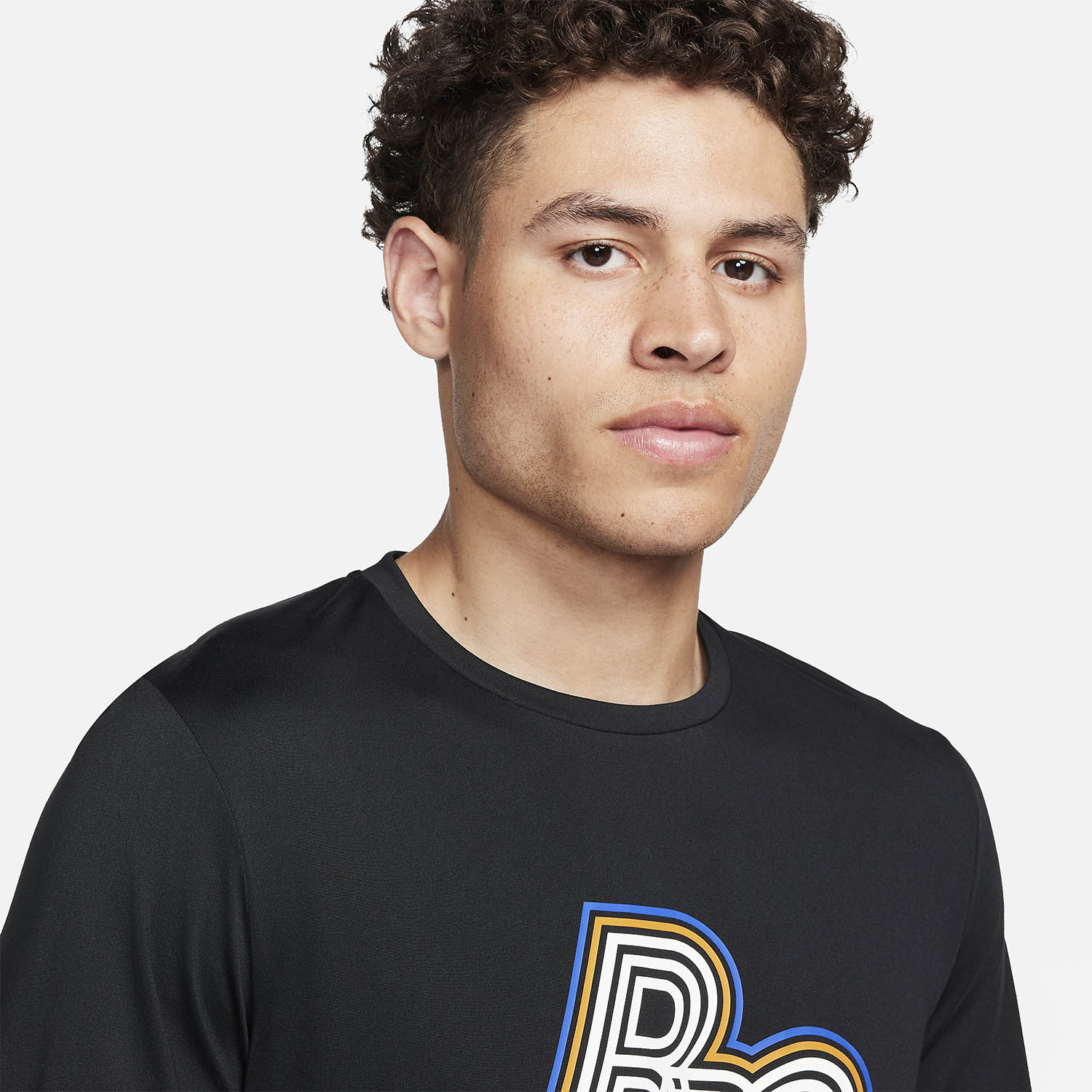 Nike Run Energy Rise 365 BRS Maglietta Black/Hyper Royal