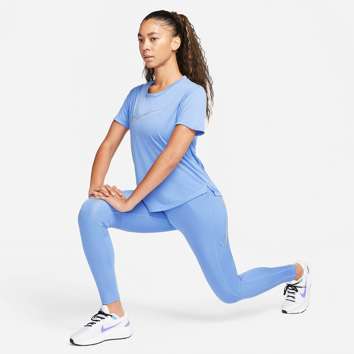 Nike Dri-FIT Swoosh Maglietta Polar/Diffused Blue