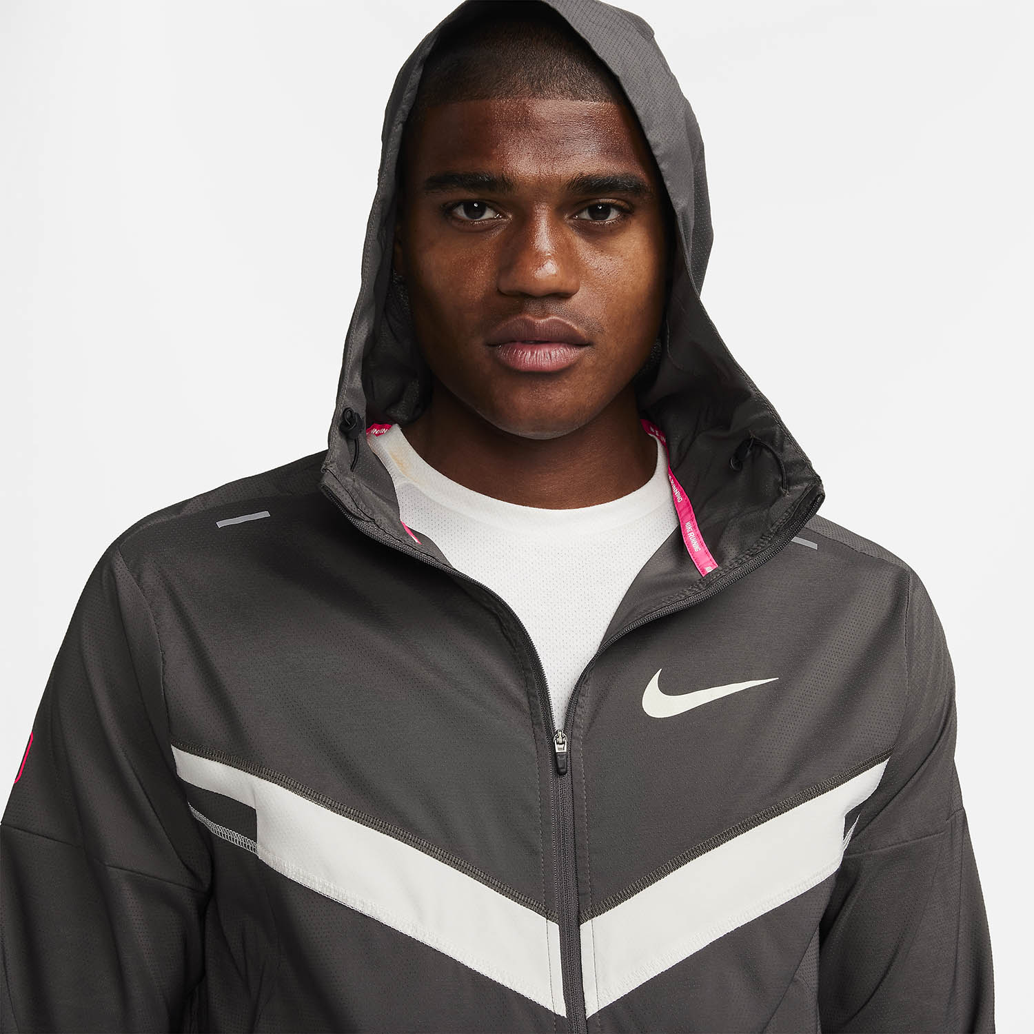 Nike Repel Windrunner Ekiden Giacca Medium Ash/Light Bone