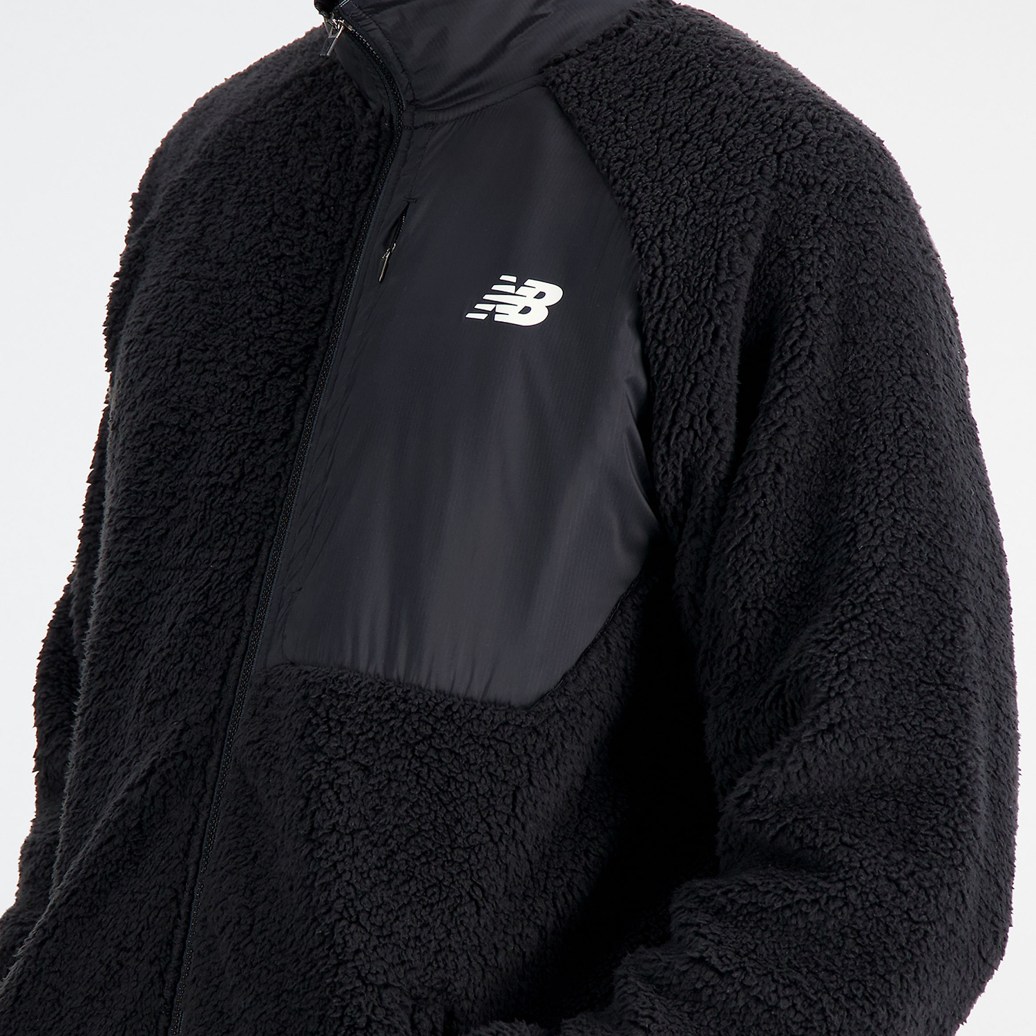 New Balance Speed Sherpa Giacca Black