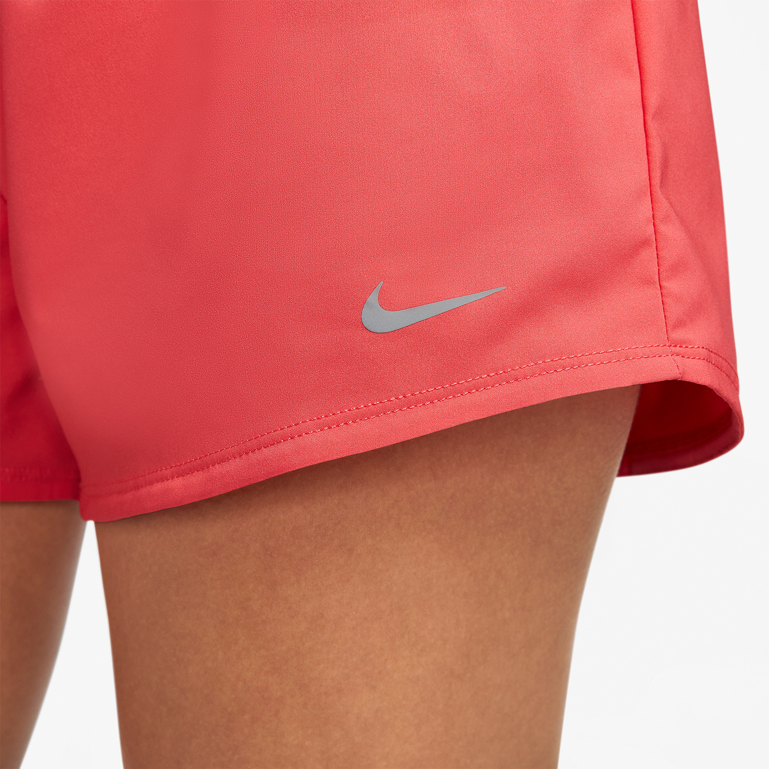 Nike Dri-FIT One 3in Pantaloncini Light Fusion Red/Reflective Silver