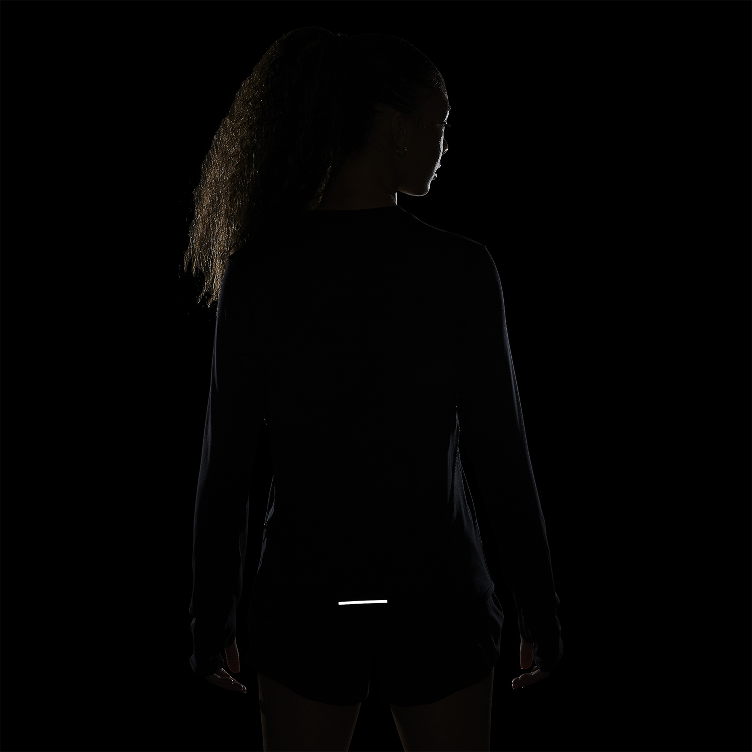 Nike Dri-FIT Swift Element UV Maglia Black/Reflective Silver