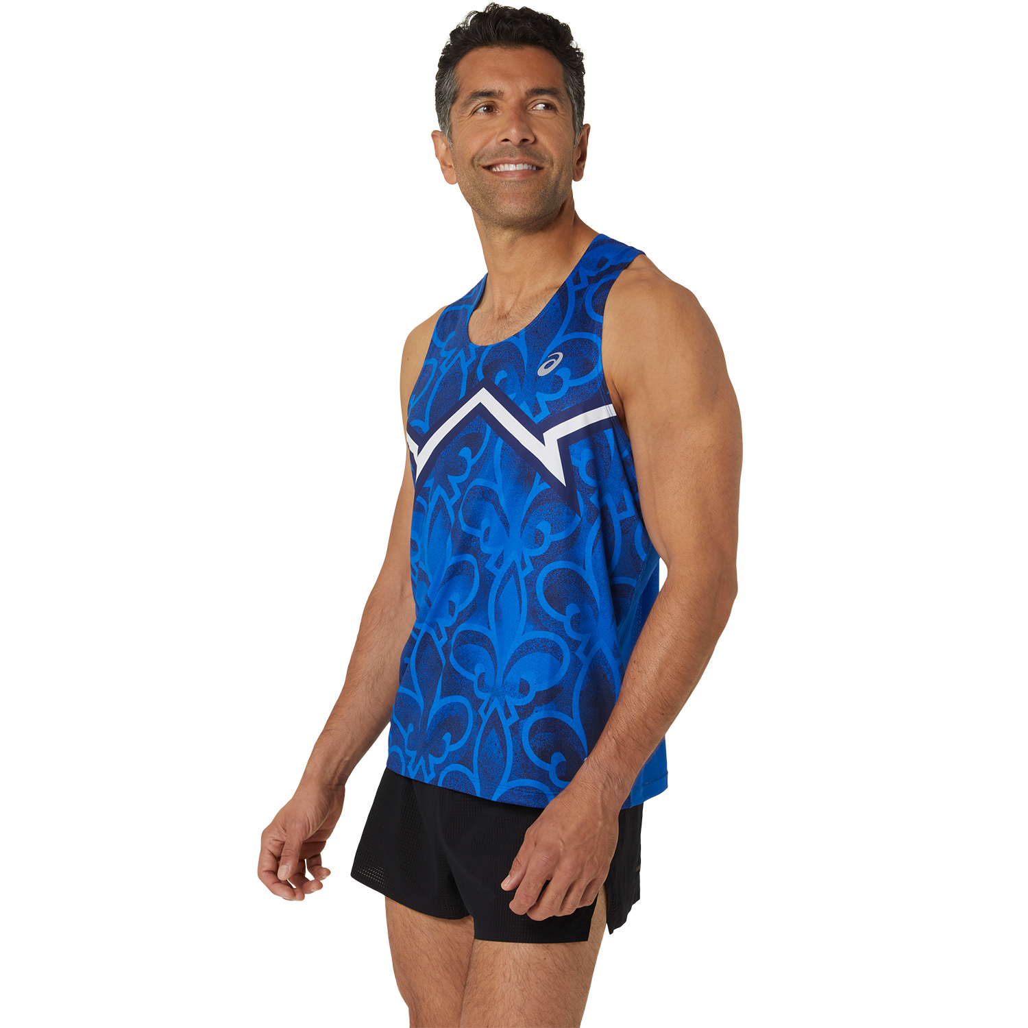 Asics Nations Run Canotta Thunder Blue