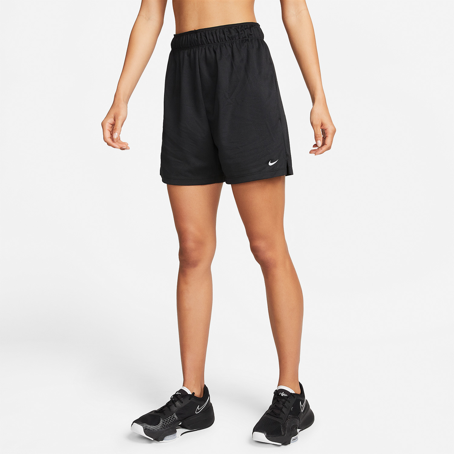 Nike Dri-FIT Attack Logo 5in Pantaloncini Black/White/Reflective Silver