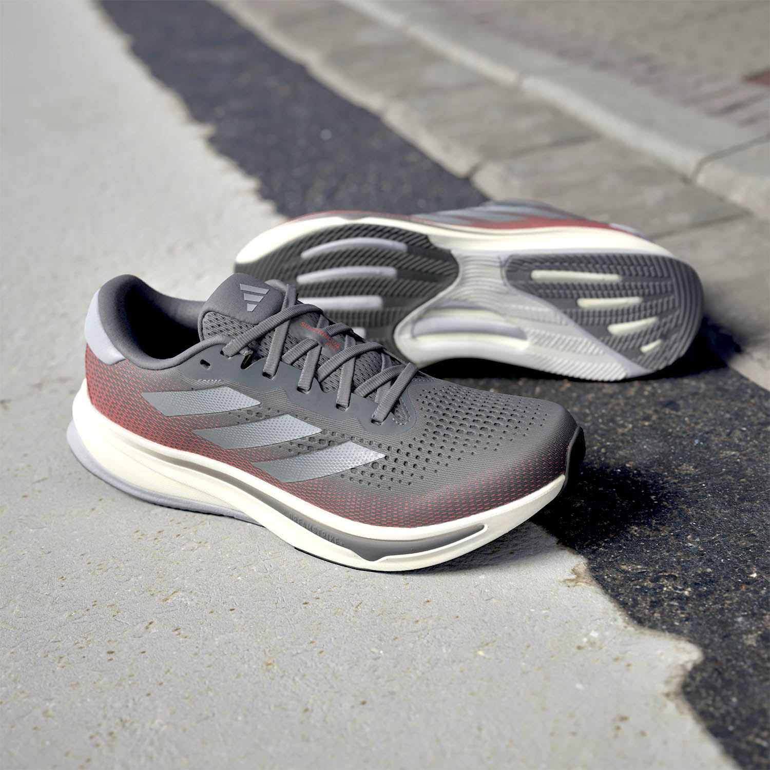 adidas Supernova Rise Grey Five/Halo Silver/Iron Metallic