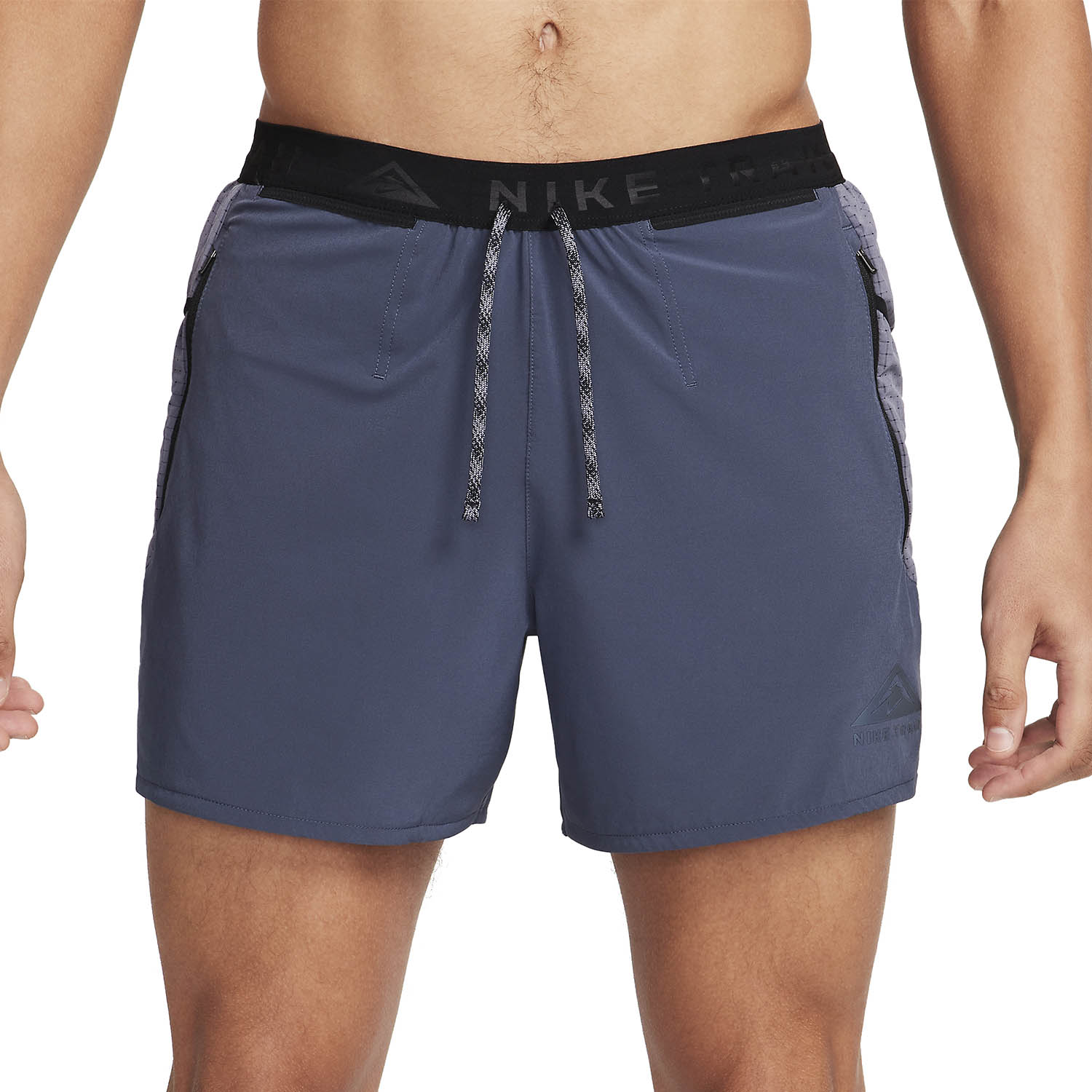 Nike Dri-FIT Second Sunrise 5in Pantaloncini Thunder Blue/Light Carbon/Black