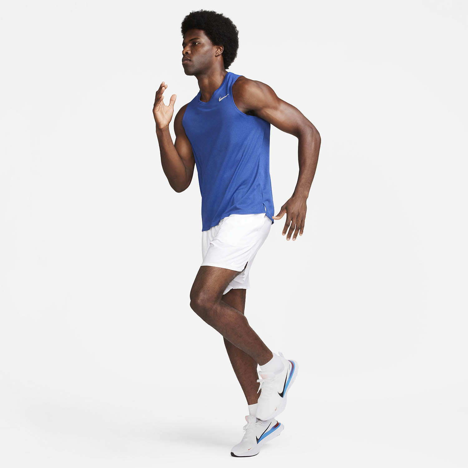 Nike Dri-FIT Miler Run Canotta Game Royal/Midnight Navy/Reflective Silver