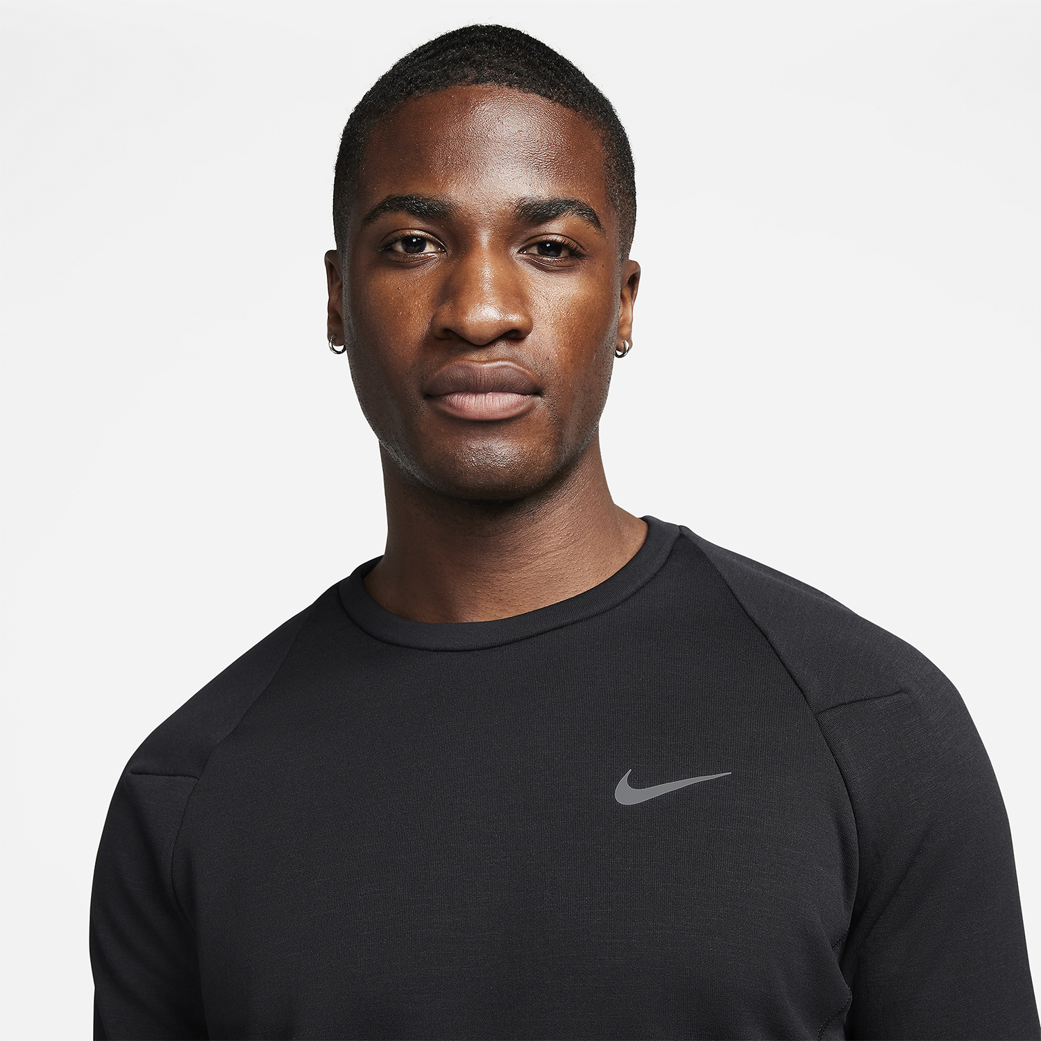 Nike Therma-FIT Crew Maglia Black/Reflective Silver