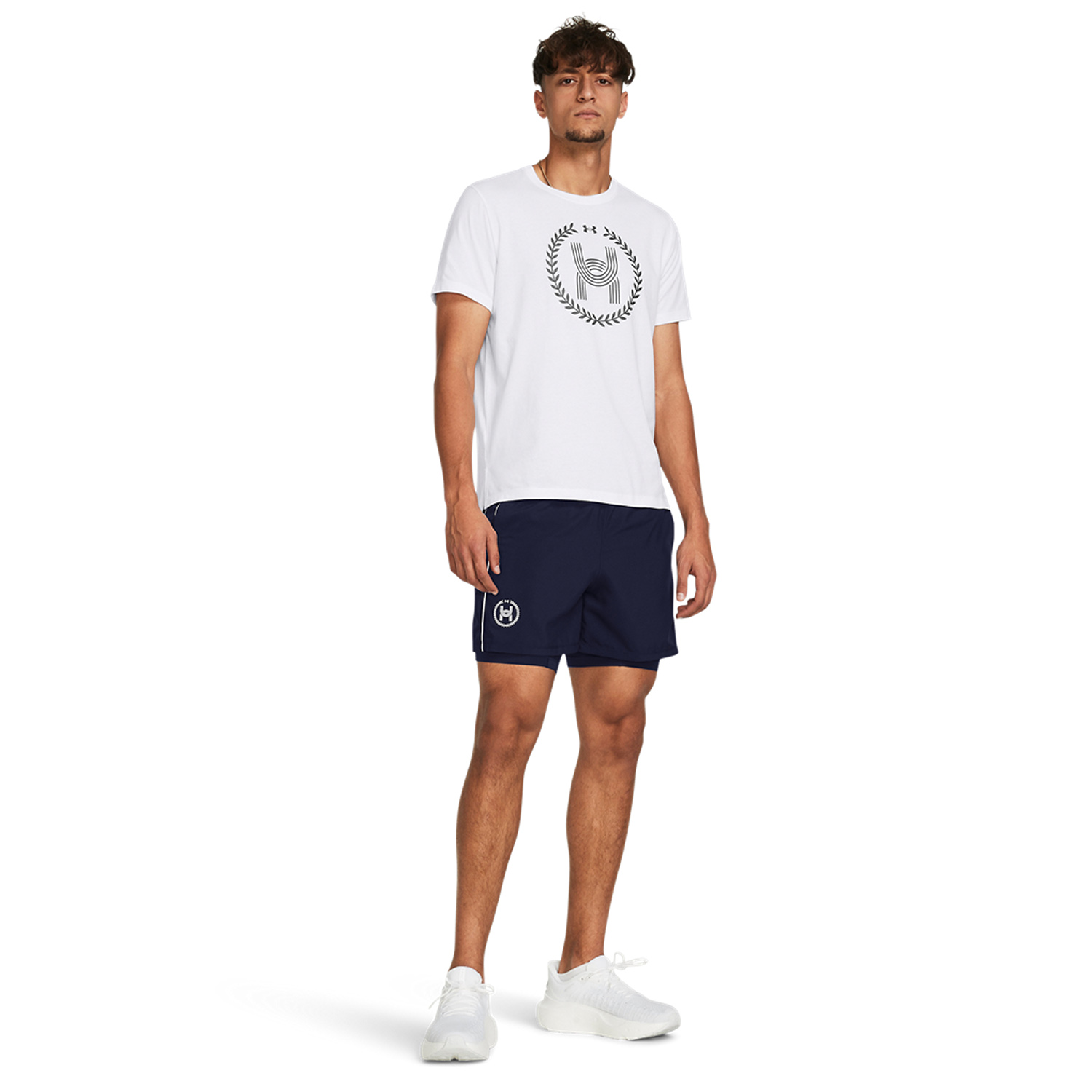 Under Armour Run Everywhere 5in Pantaloncini Midnight Navy/Black/White
