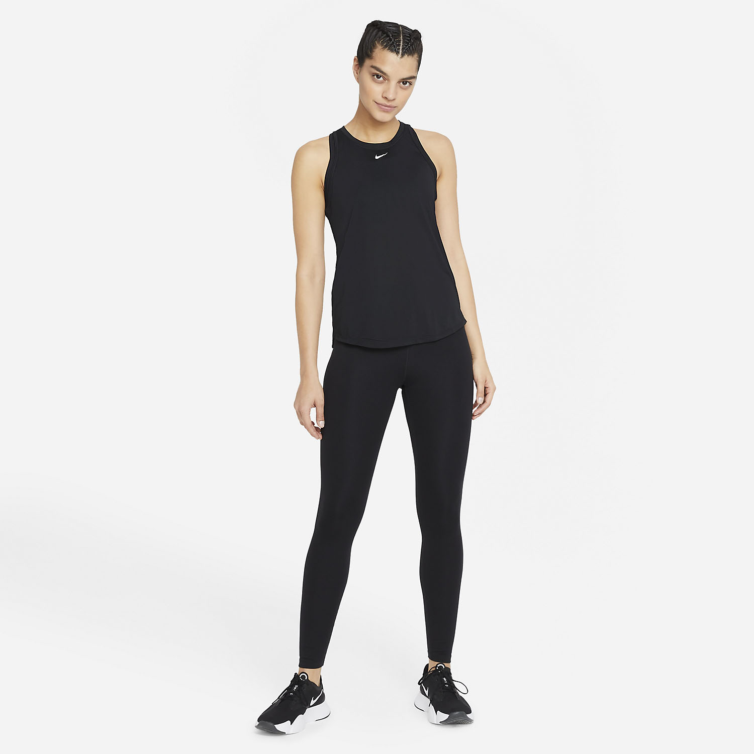 Nike Dri-FIT One Canotta Black/White